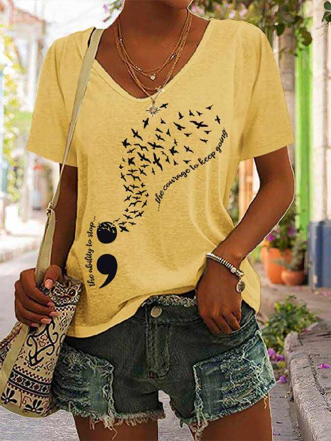 Women's Mental Health Casual T-Shirt