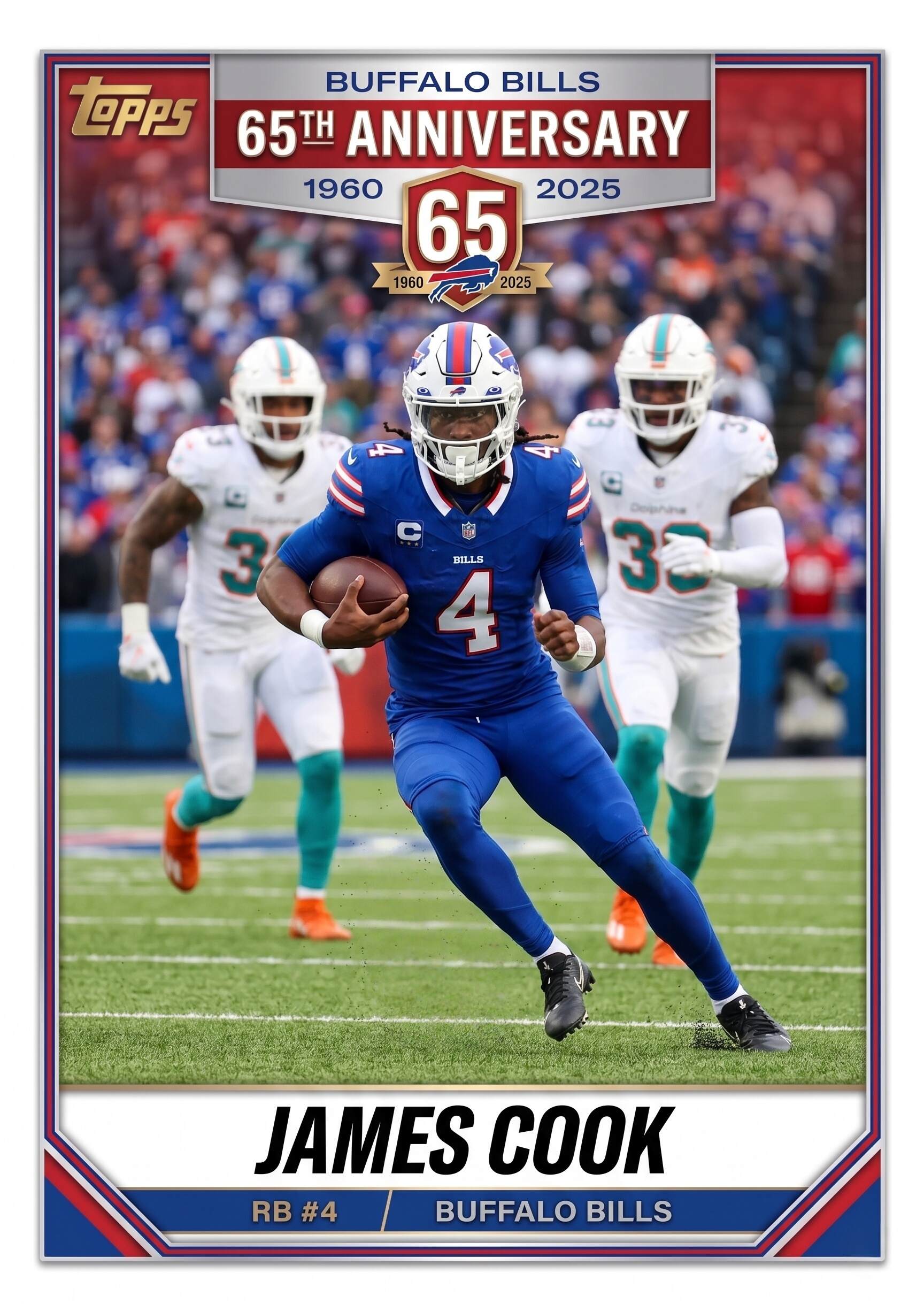 Buffalo Bills 65th Anniversary Legacy Collection Hobby Box