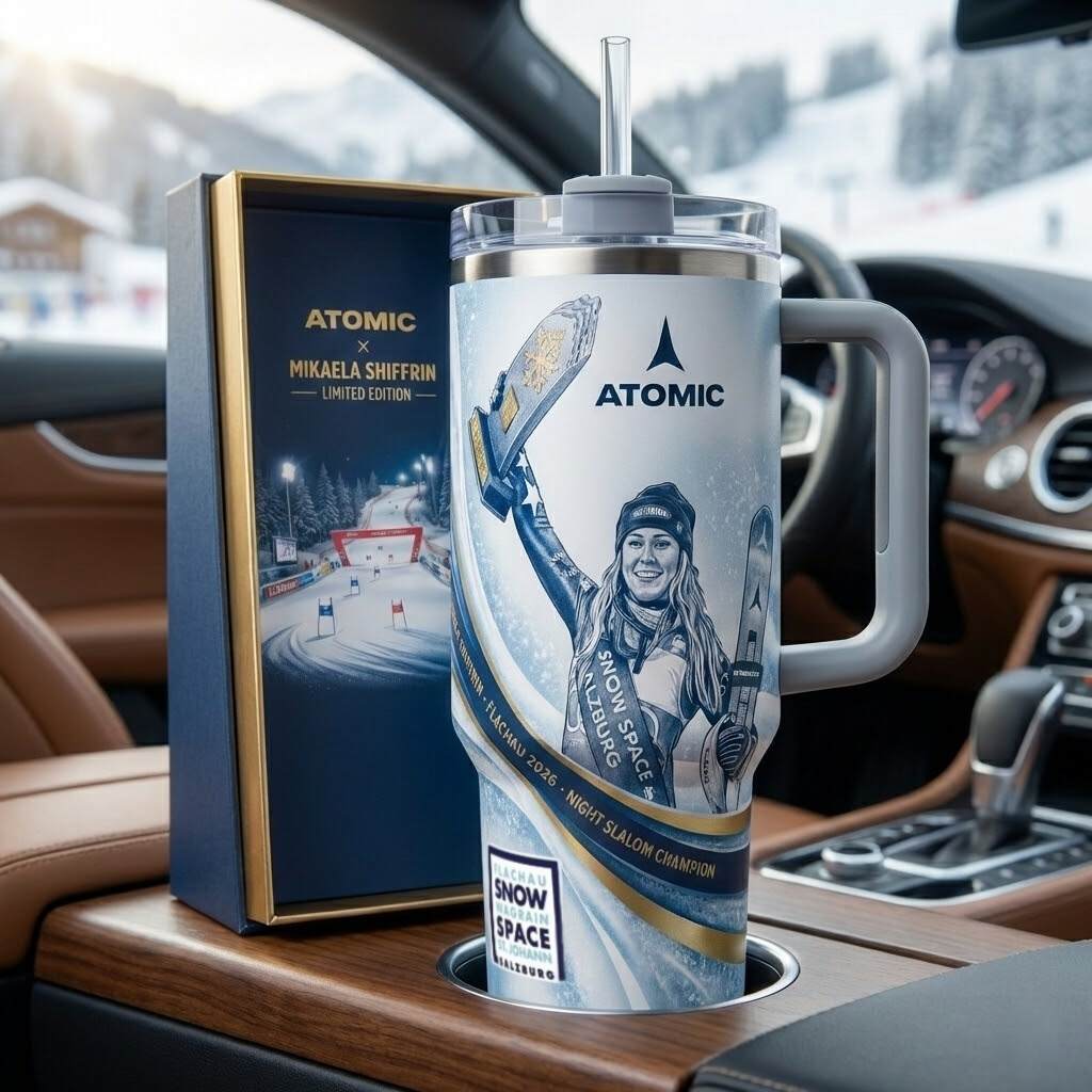 Atomic x Mikaela Shiffrin: 2026 Flachau Champion Limited Edition Tumbler