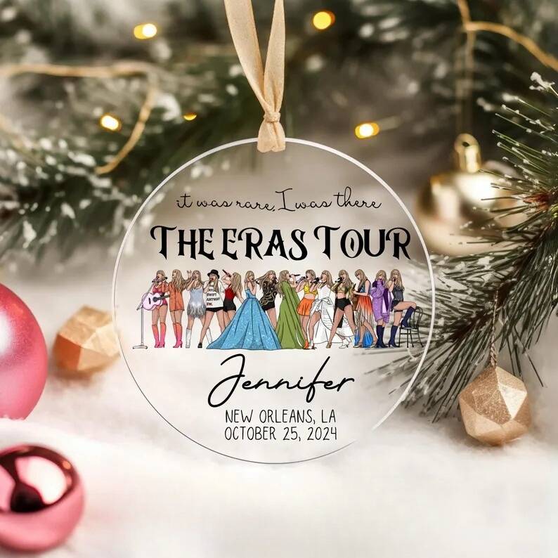 Custom Eras Tour 2024 Ornament