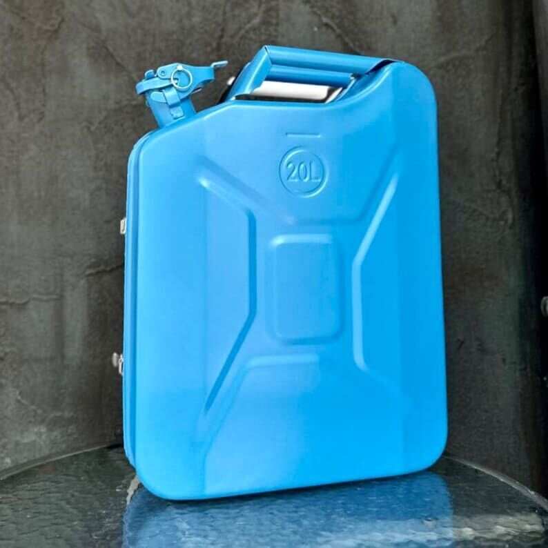 20 L Jerry Can Mini Bar With Bluetooth Speaker, Two Color Canister, Custom Fuel Bar, Gift For Him, Kanister Bar, Personalized Travel Bar Set