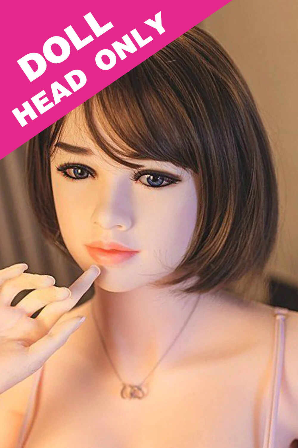 Chloe #117 TPE Asian Sex Doll Head Only
