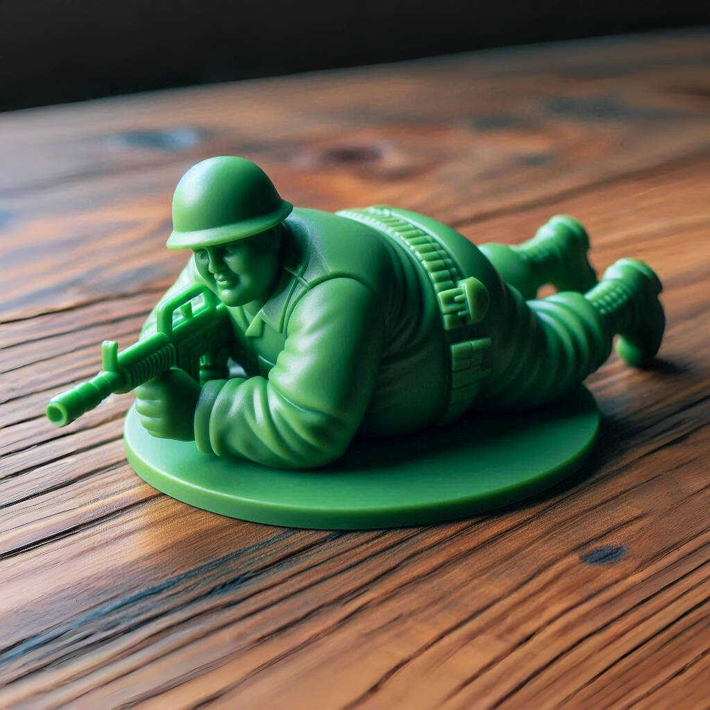 Funny Fat Green Army Men