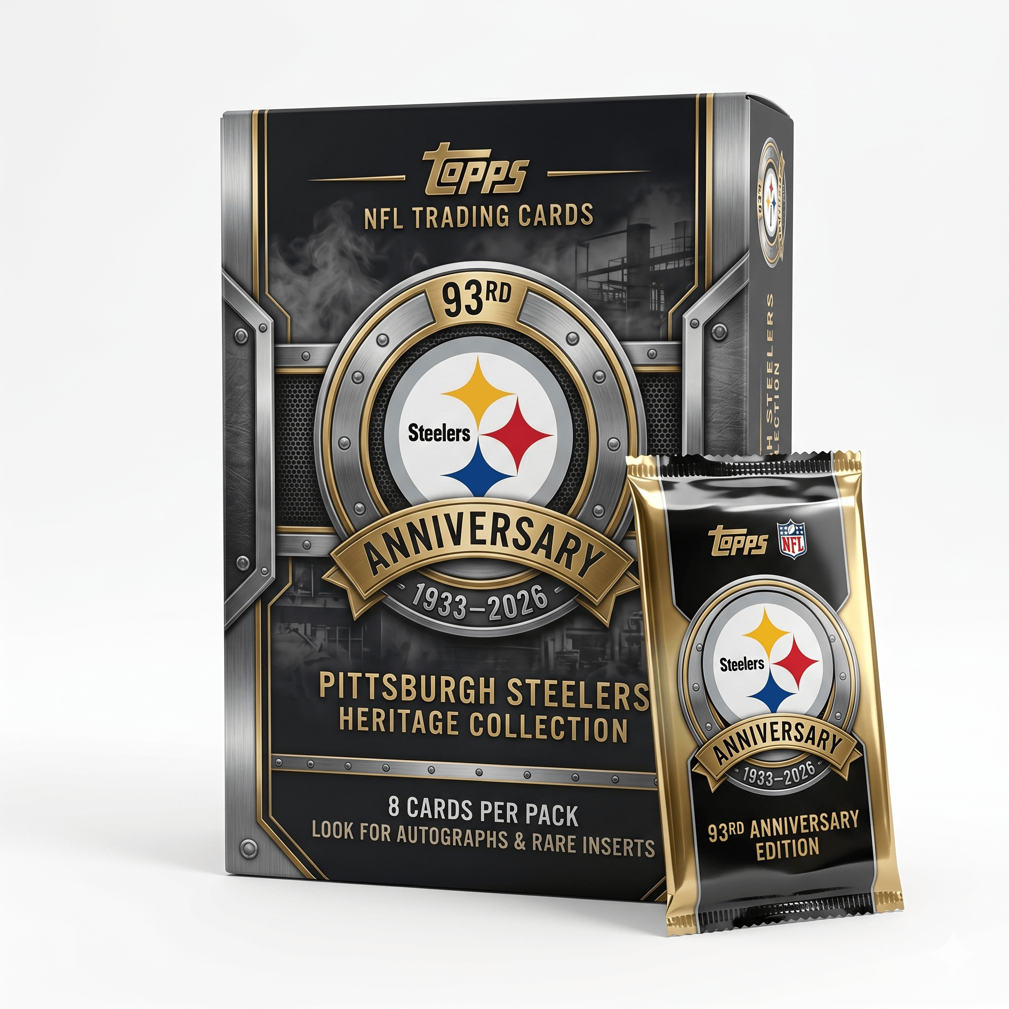 2026 Pittsburgh Steelers 93th Anniversary Hobby Box