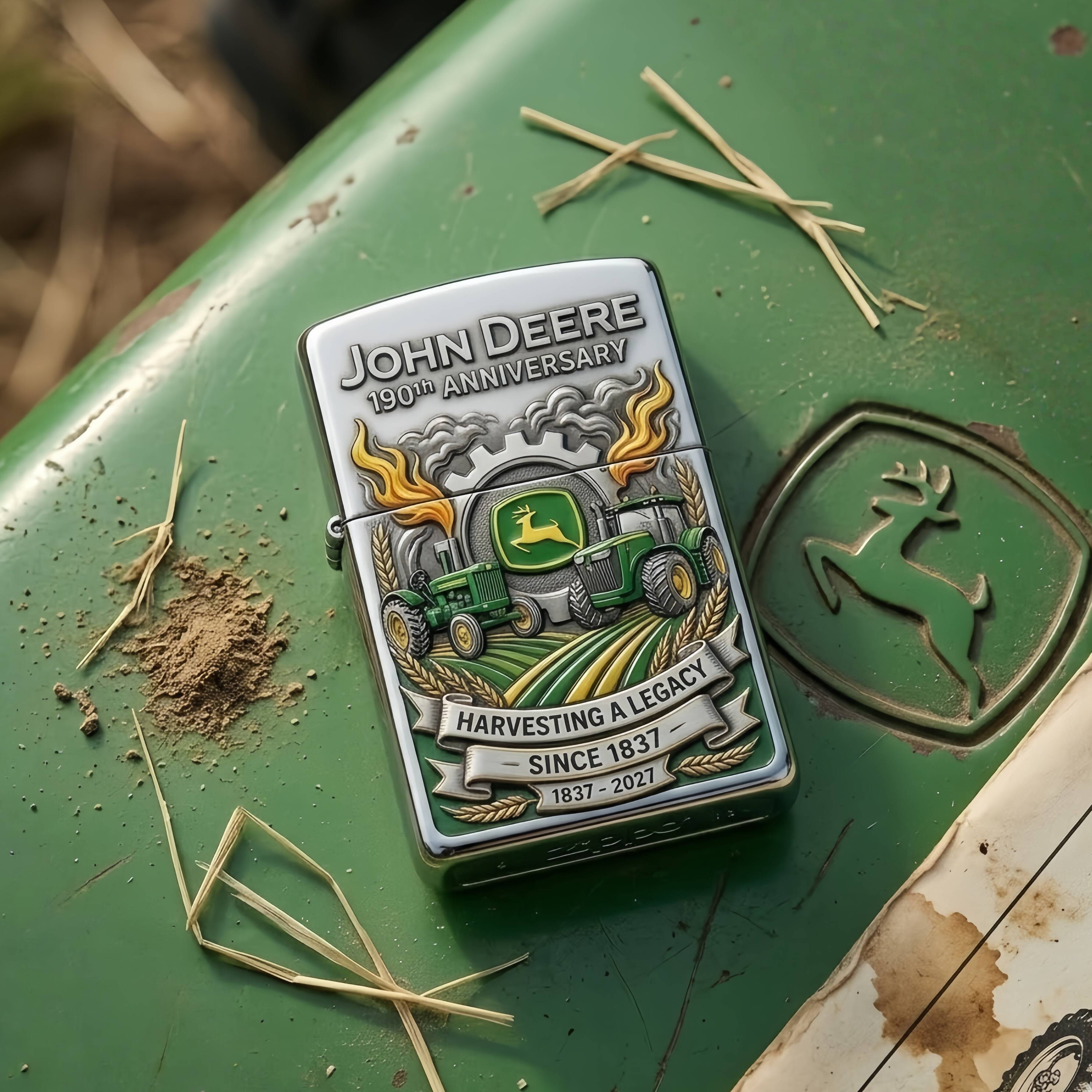 🚜 John Deere 190th Anniversary: Limited Edition Collector Lighter！
