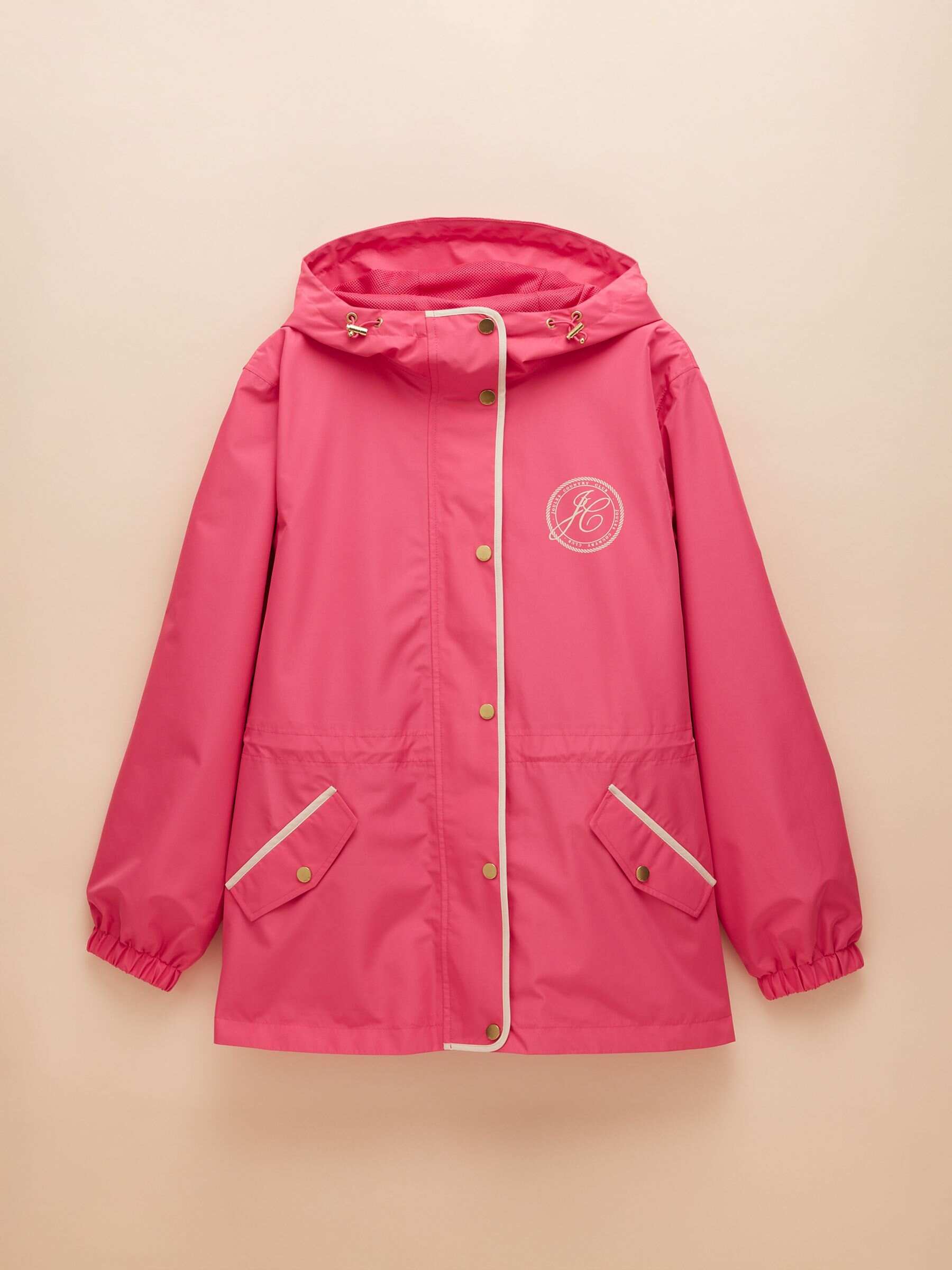 Holt Pink Waterproof Packable Raincoat with Hood
