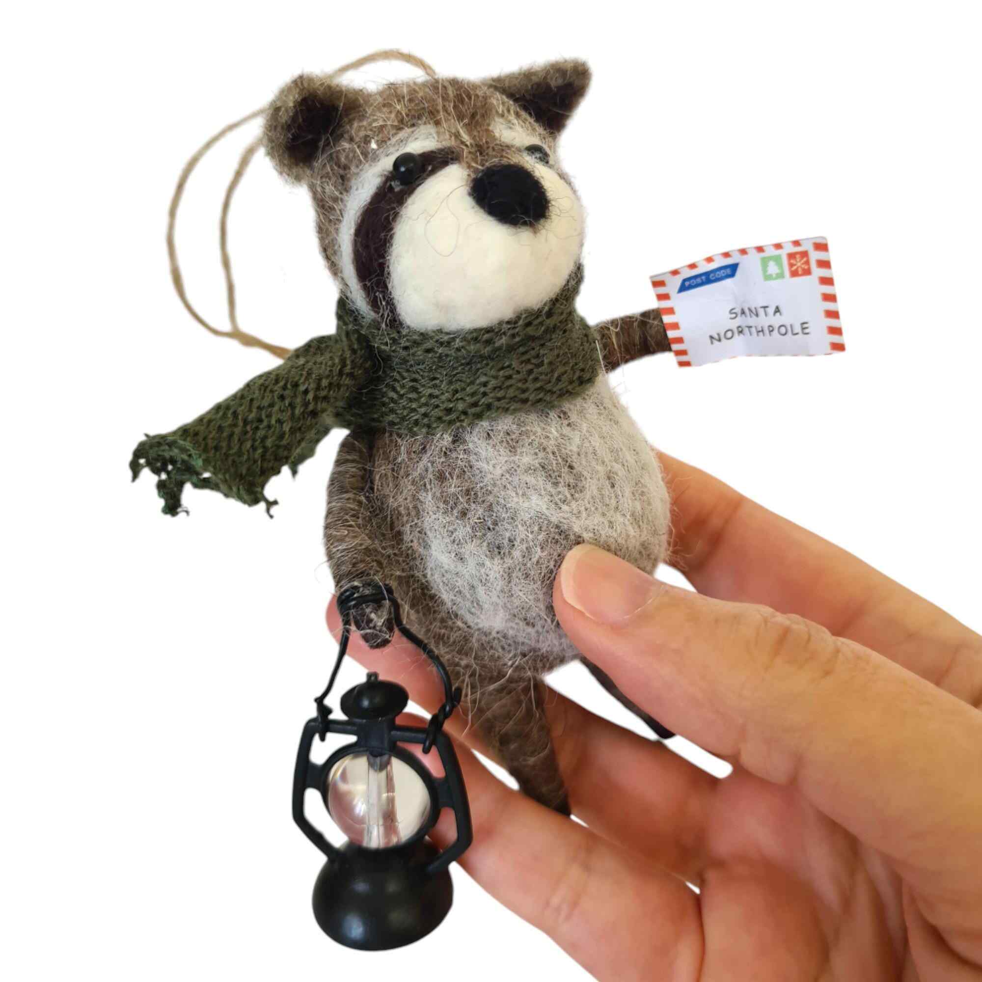 🦝Lucas Racoon Letter to Santa Ornament