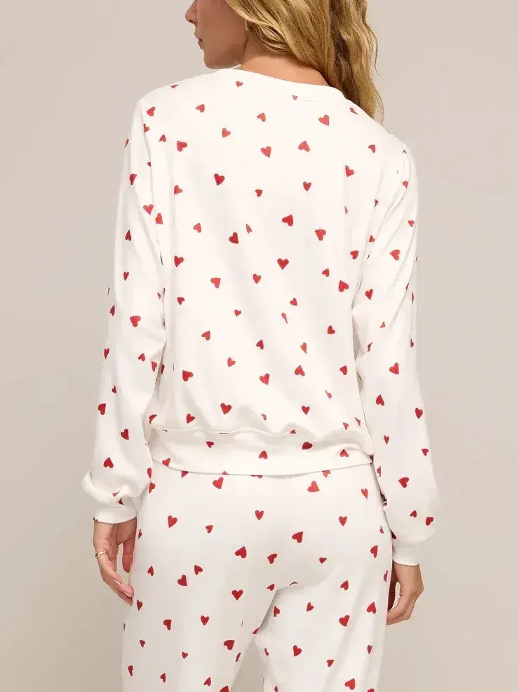 🔥Summer Arrivals🌟Women's Valentine's Day Heart Loungewear Two-piece Set (Buy 2 Free Shipping)