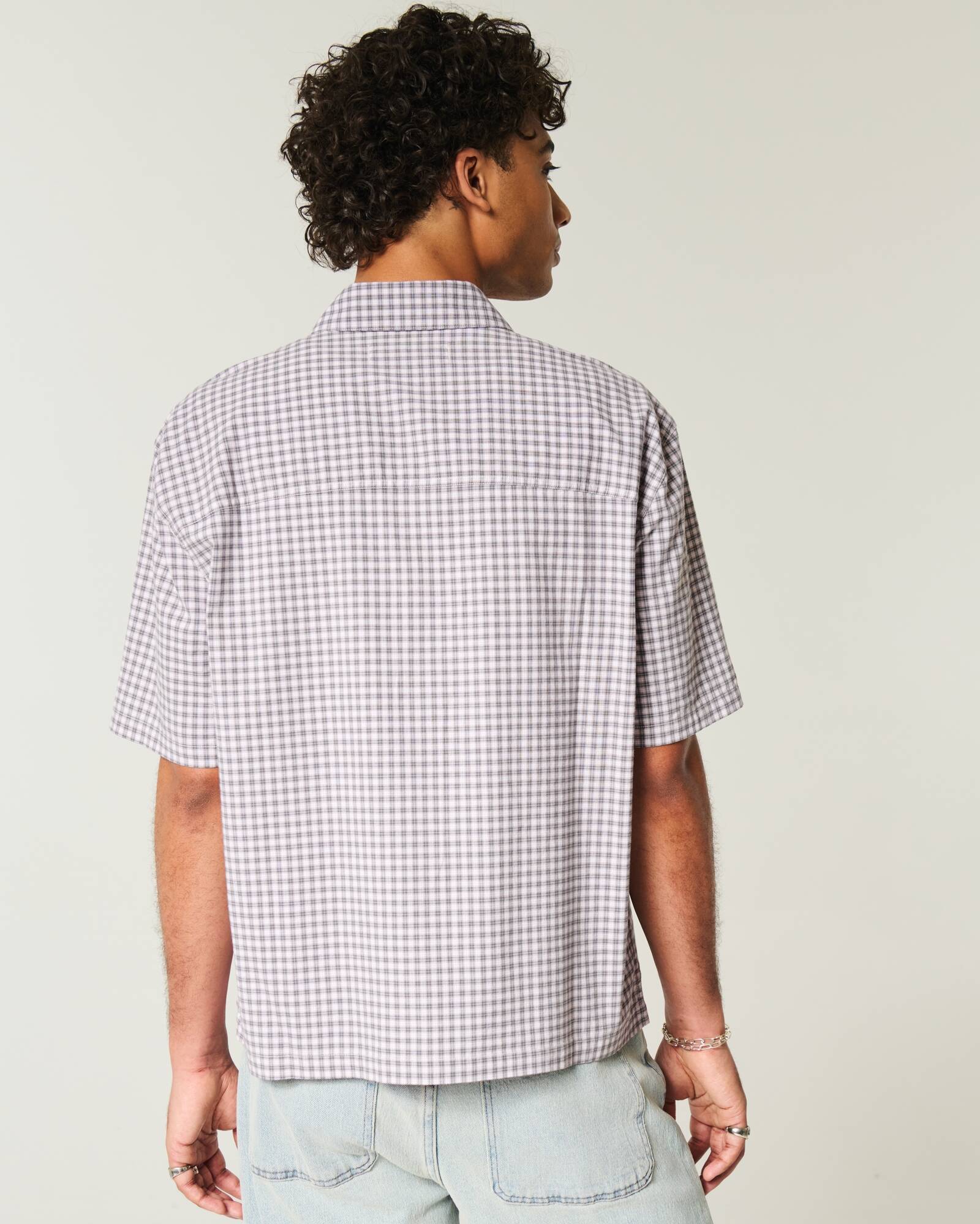 Boxy Short-Sleeve Cherry Graphic Shirt