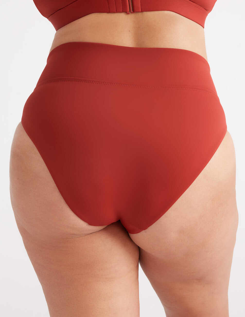 Sculpt High Rise High Cut Swim Bottom