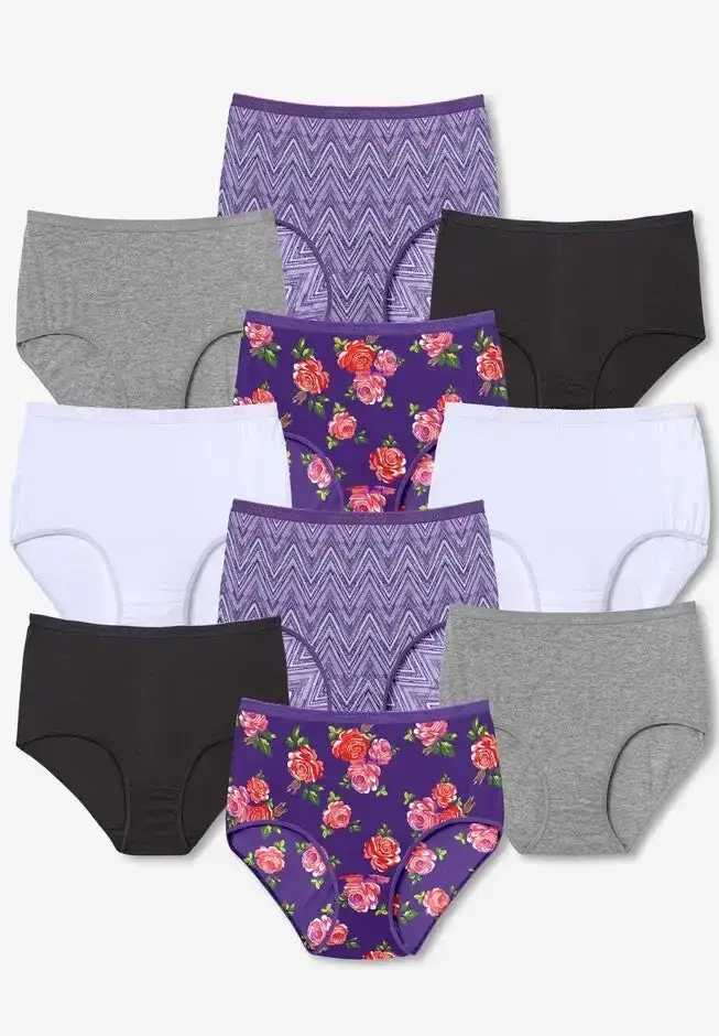 Full Coverage Cotton Brief 10-Pack