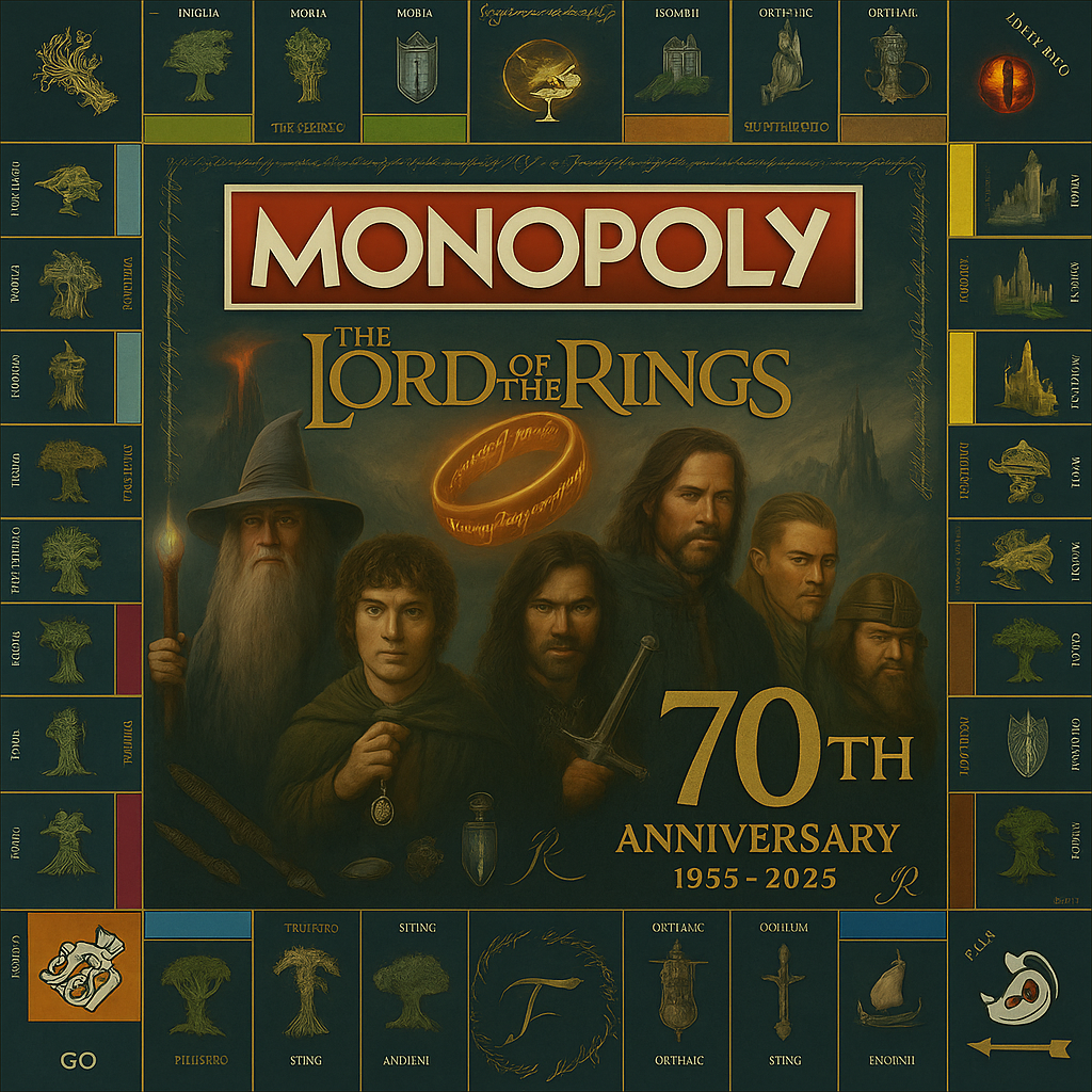 MONOPOLY: The Lord of the Rings – 70th Anniversary Edition (1955–2025)