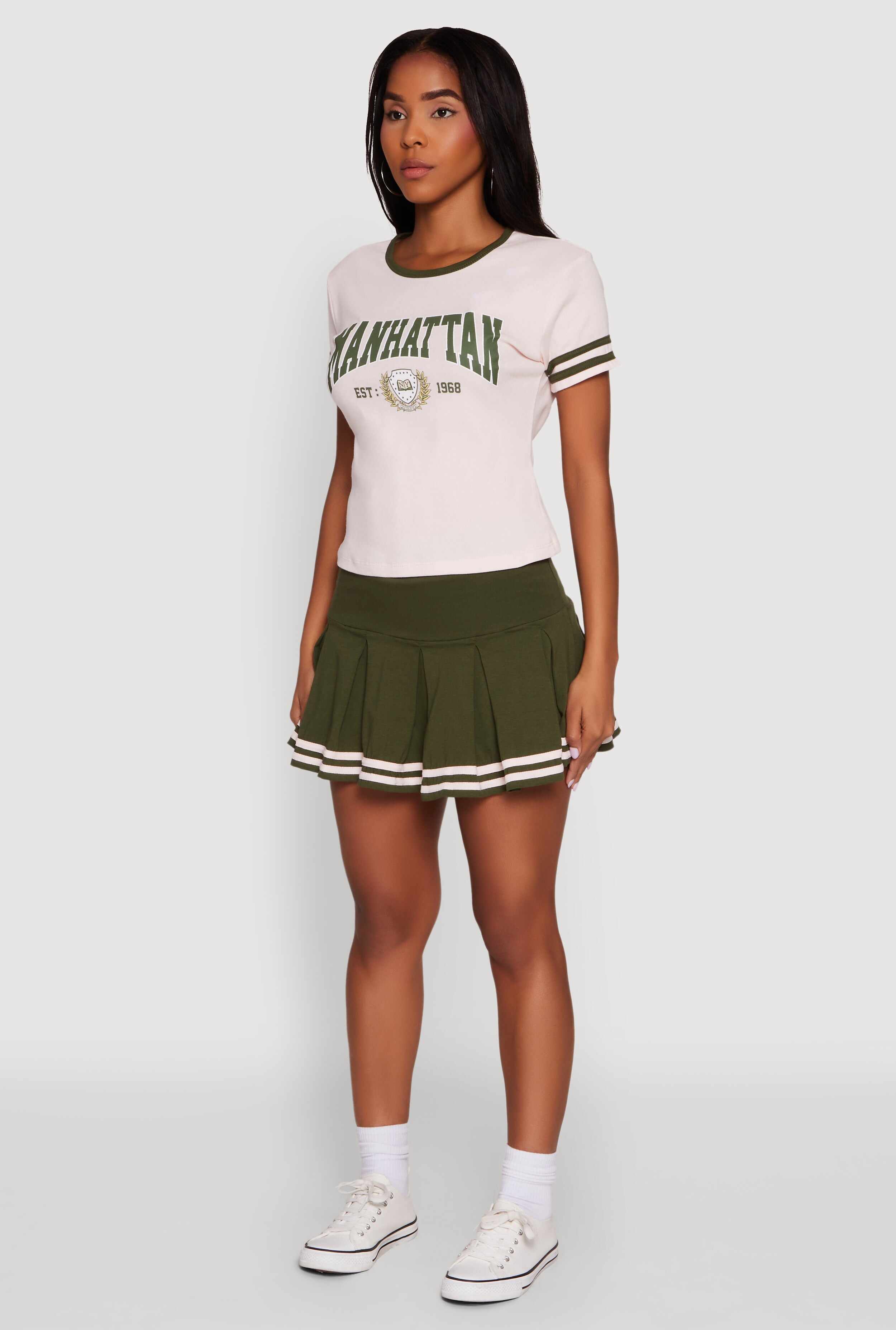 Varsity Stripe Manhattan Graphic Tee