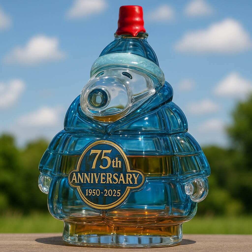 SNP 75th Anniversary Whiskey Bottle
