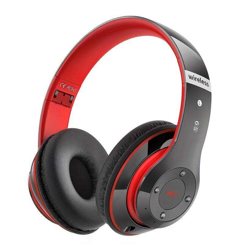 6S Hi-Fi Stereo Foldable Wireless Stereo Headsets Earbuds  With Built-in Mic