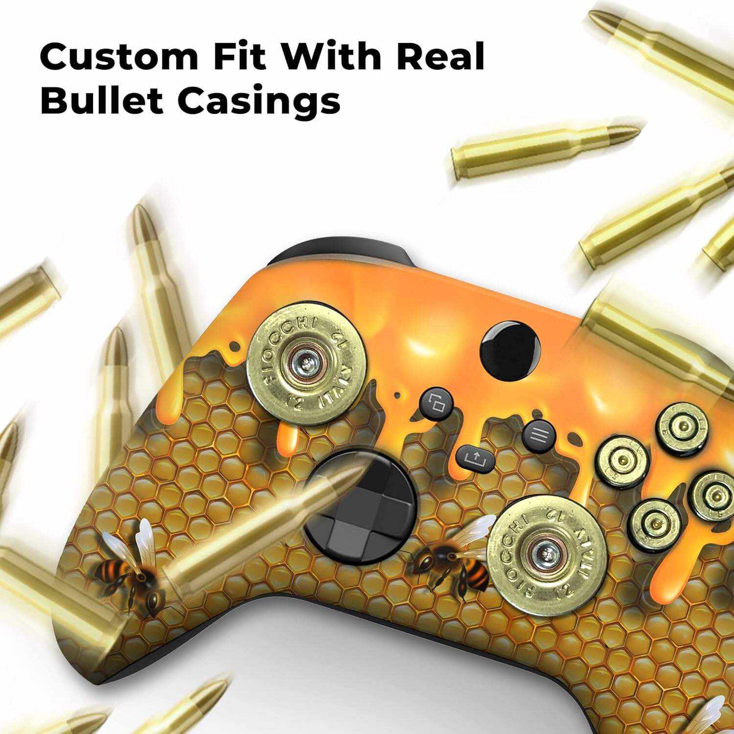 DreamController Original X-box Wireless Controller Special Edition Customized Compatible with X-box One S/X-box Series X/S & Windows 10 Made with Advanced HydroDip Print Technology(Not Just a Skin)