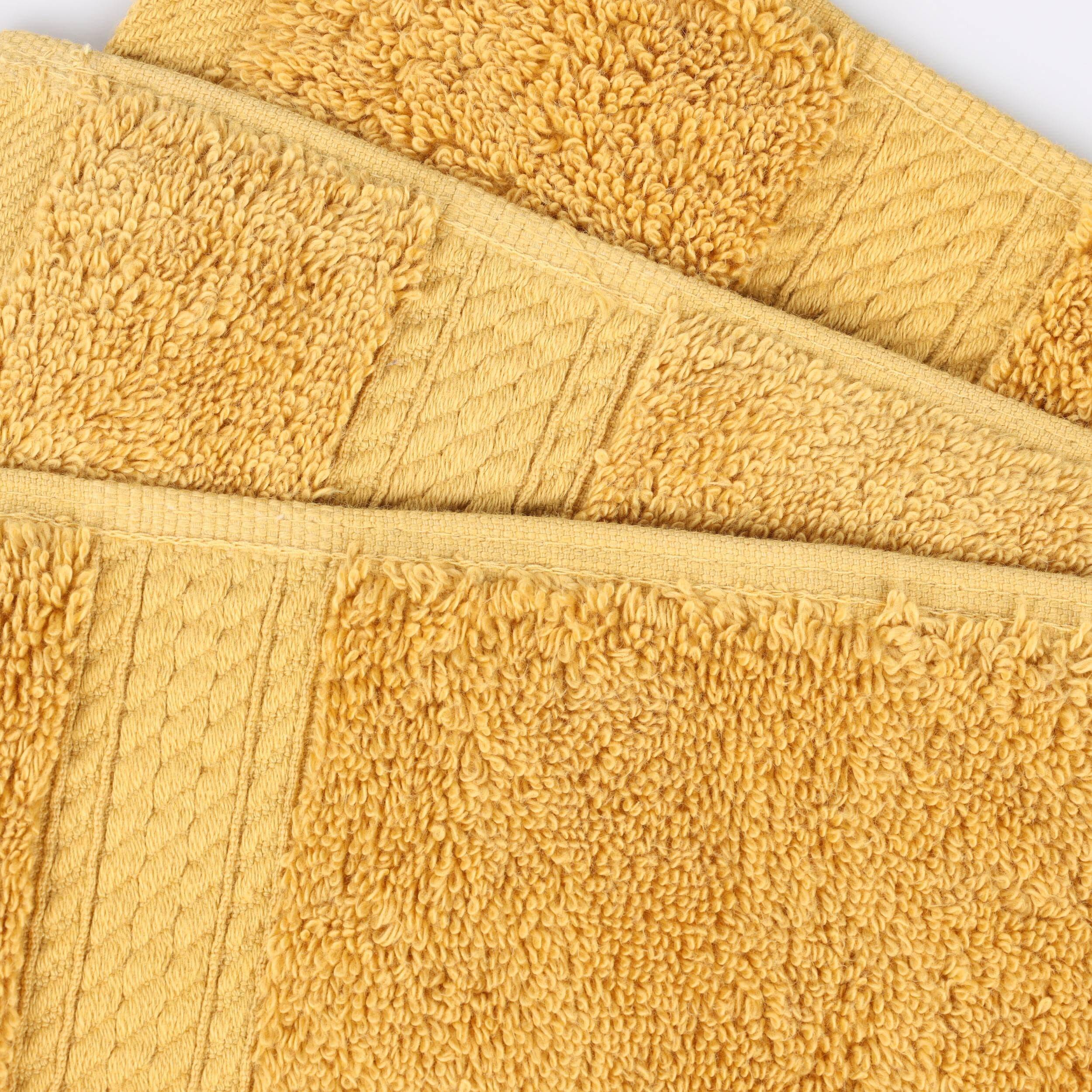 Superior Egyptian Cotton Pile Heavyweight Bath Towel Set of 4