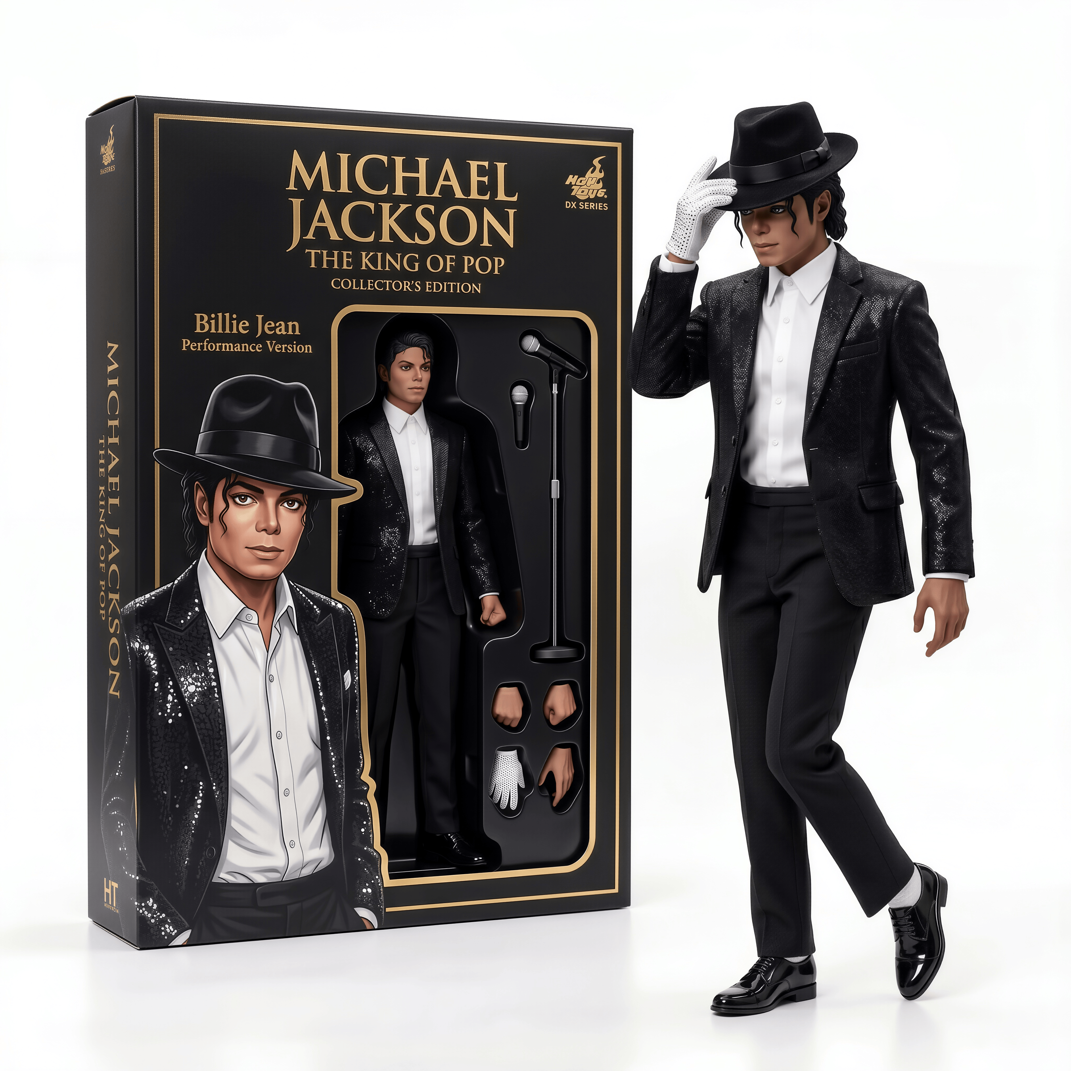 Hot Toys 1/18 Scale Michael Jackson “Billie Jean” Collector's Edition Figure