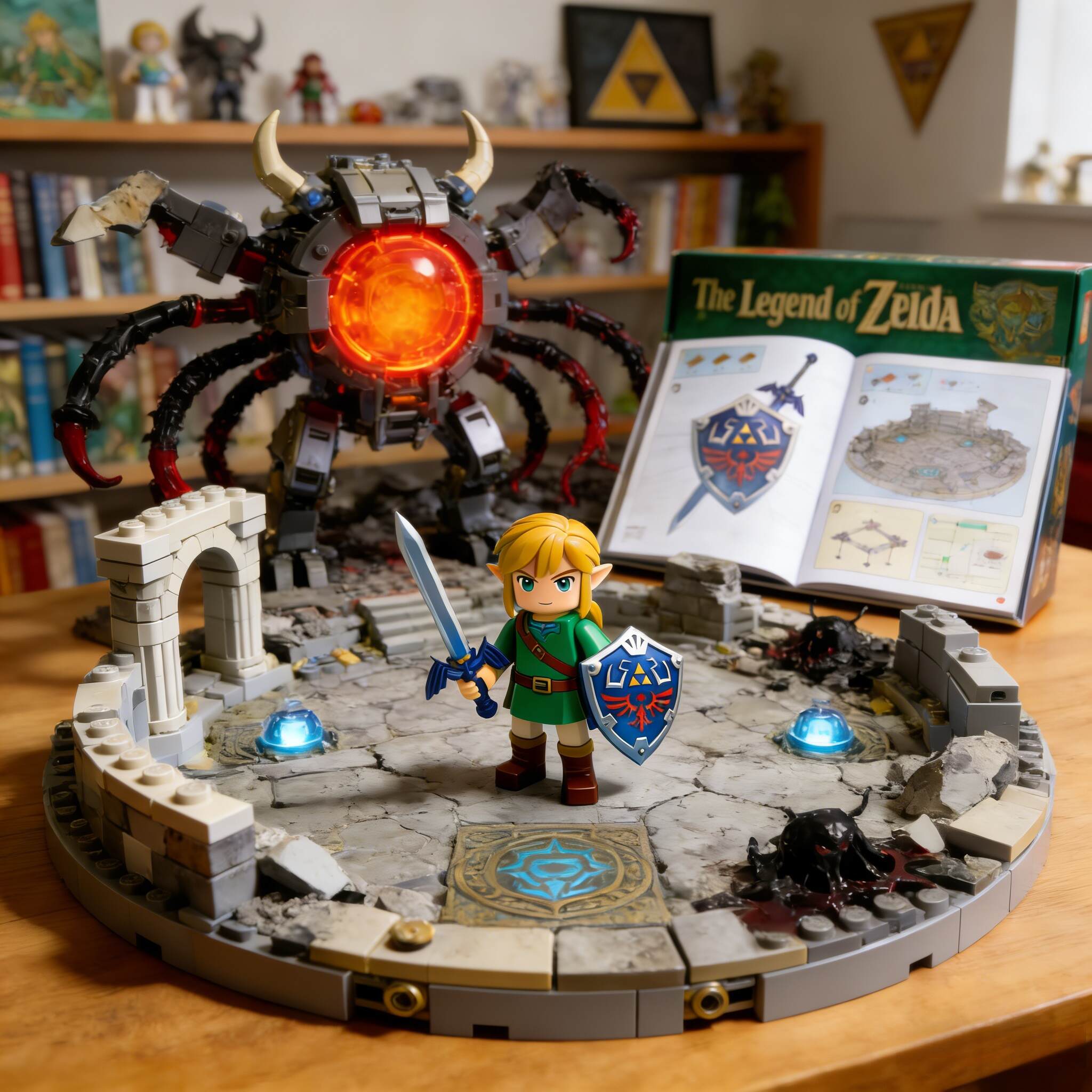 ⚔️ Fantasy Final Battle Building Block Diorama Set