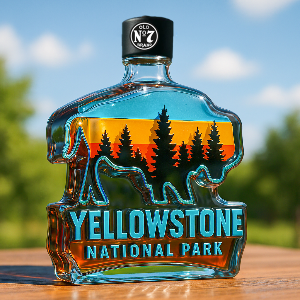 Yellowstone Bison Whiskey Bottle