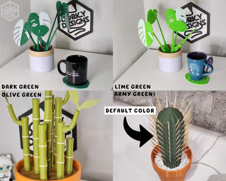 3D Printed Aloe Vera Pen Plant
