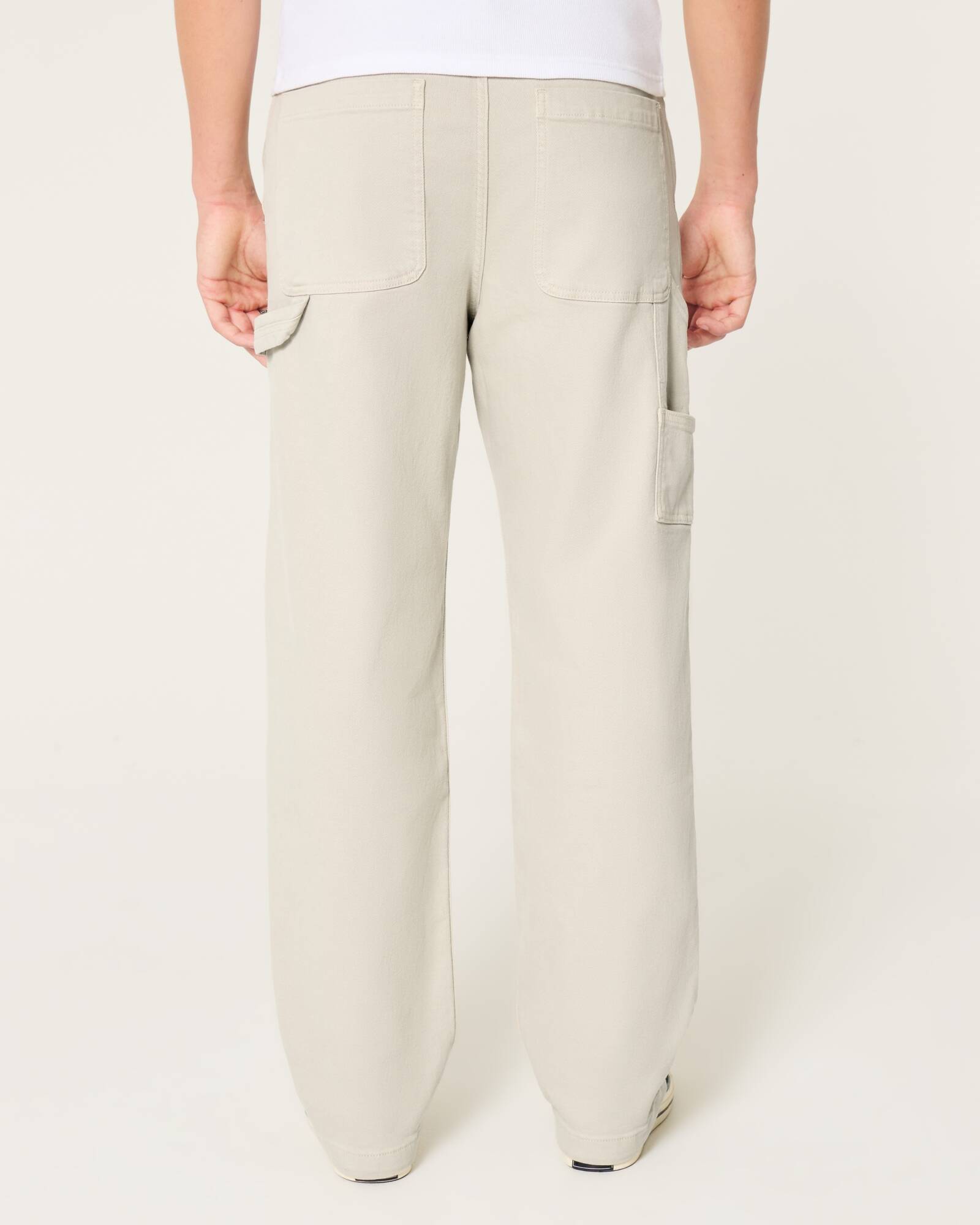Railroad Stripe Baggy Painter Jeans
