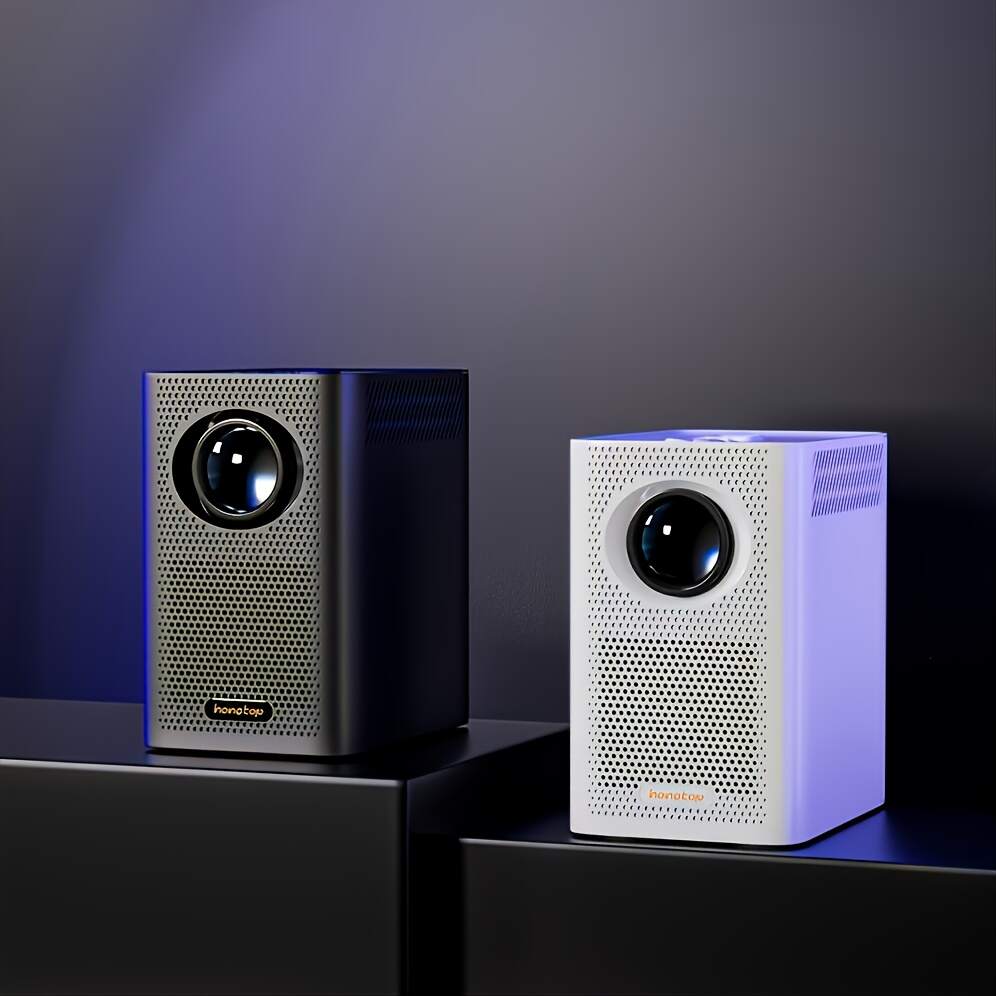 1pc Mini & Smart Portable Movie Projector With WiFi, Compatible With IOS/Android/HDMI/USB