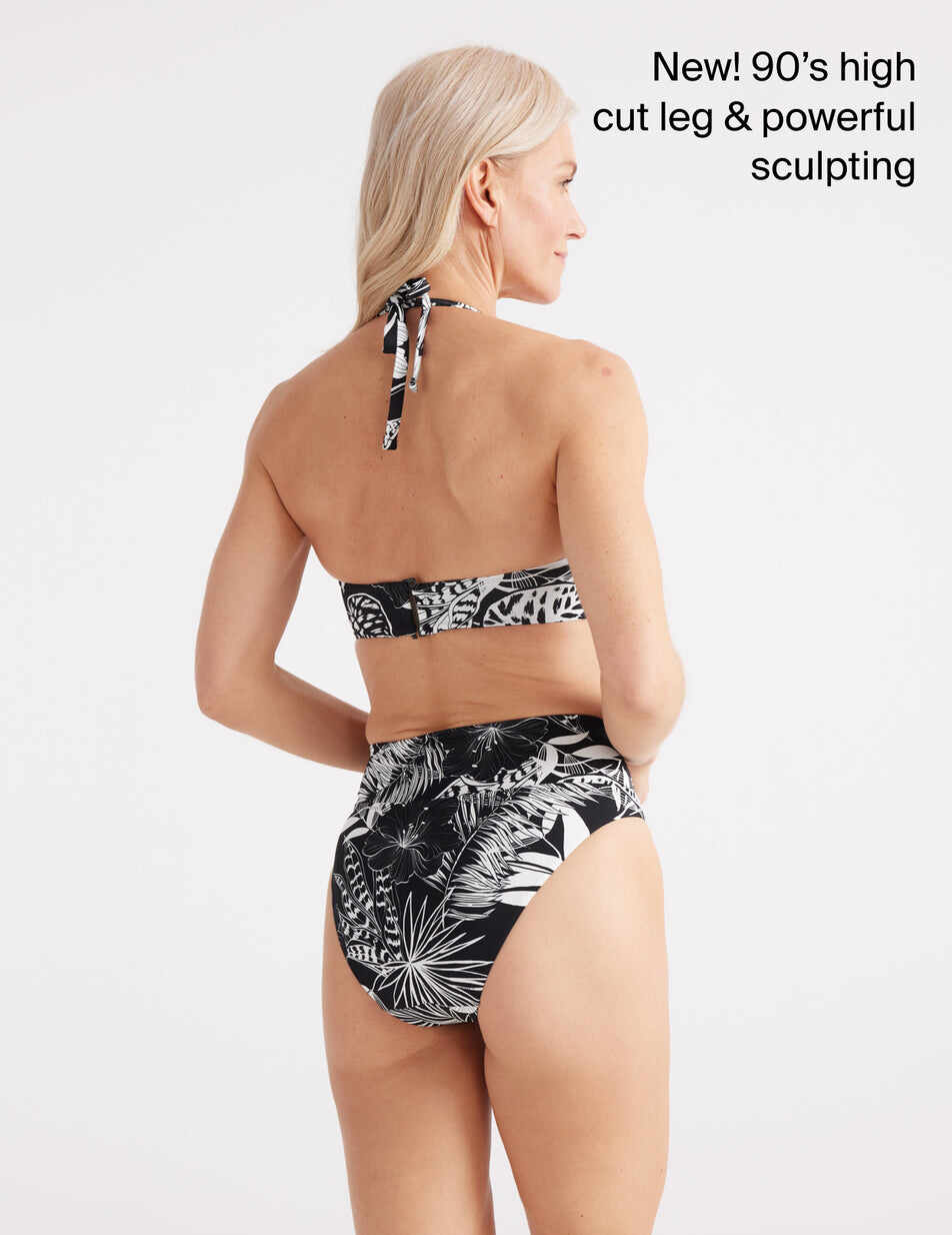 Sculpt High Rise High Cut Swim Bottom