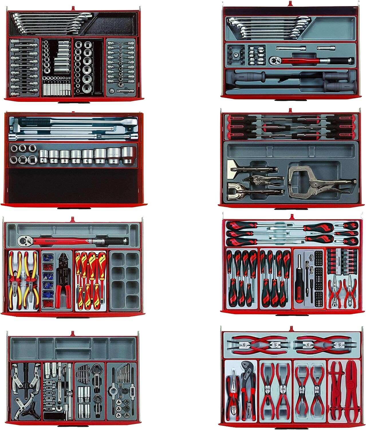 Teng Tools 1100 Piece Complete Mixed Monster Mega Master Hand Tool Kit - TCMONSTER02
