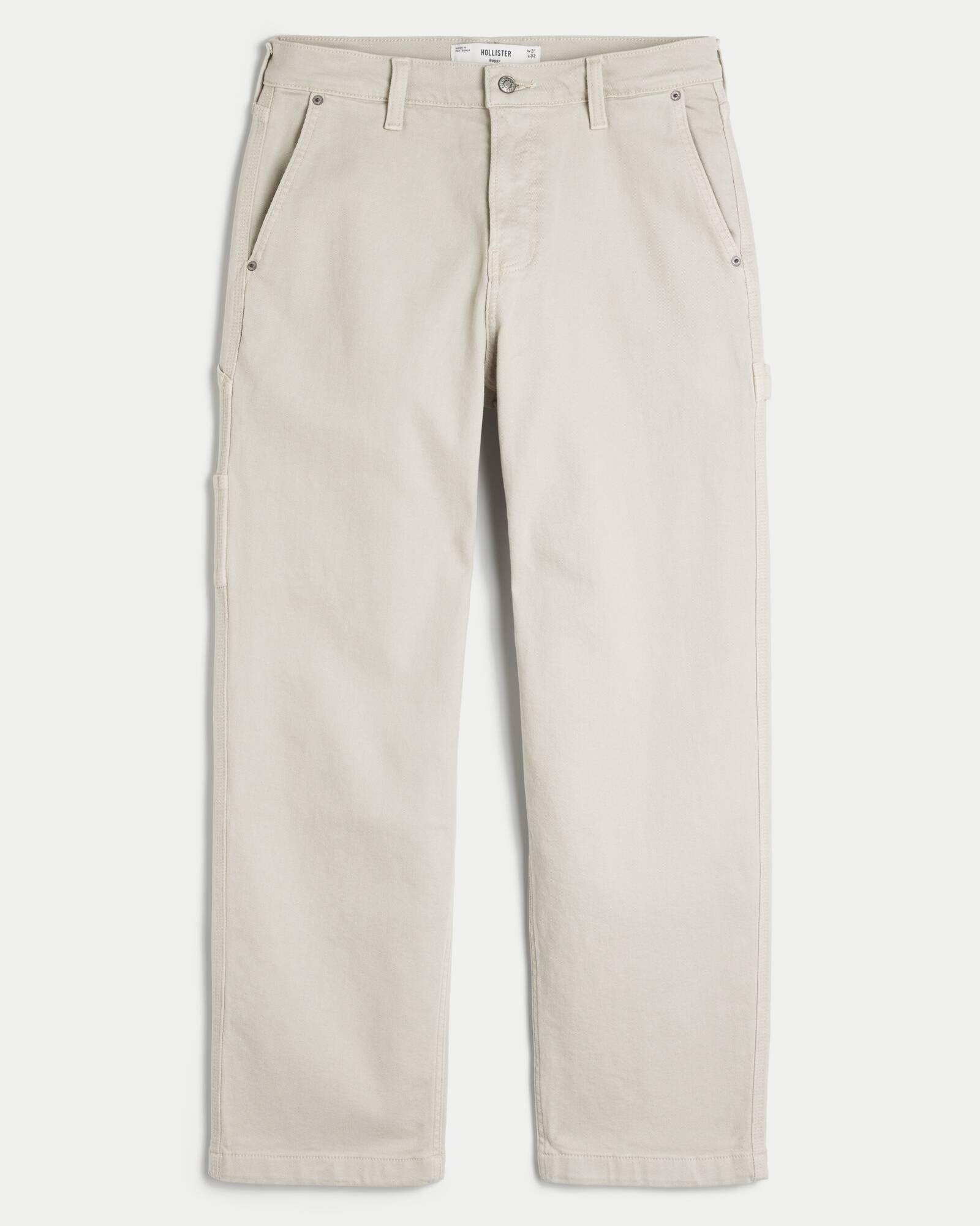Railroad Stripe Baggy Painter Jeans