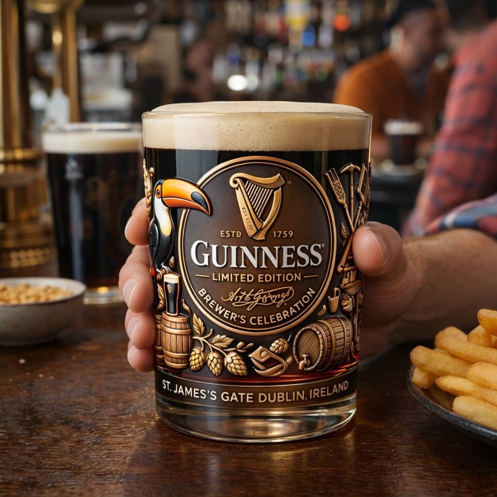 🍺 Guinness Limited Edition Brewer’s Celebration Beer Mug（Pre-sell）