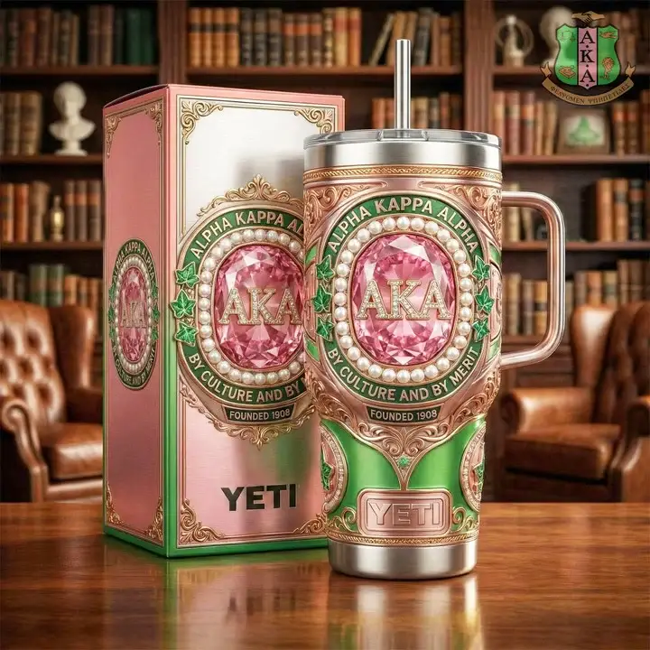 ALPHA KAPPA ALPHA（AKA）Commemorative YETI Tumbler