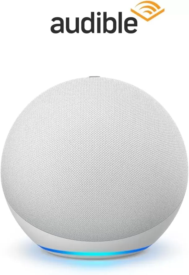 Echo (4th Gen) | With premium sound, smart home hub, and Alexa | Glacier White