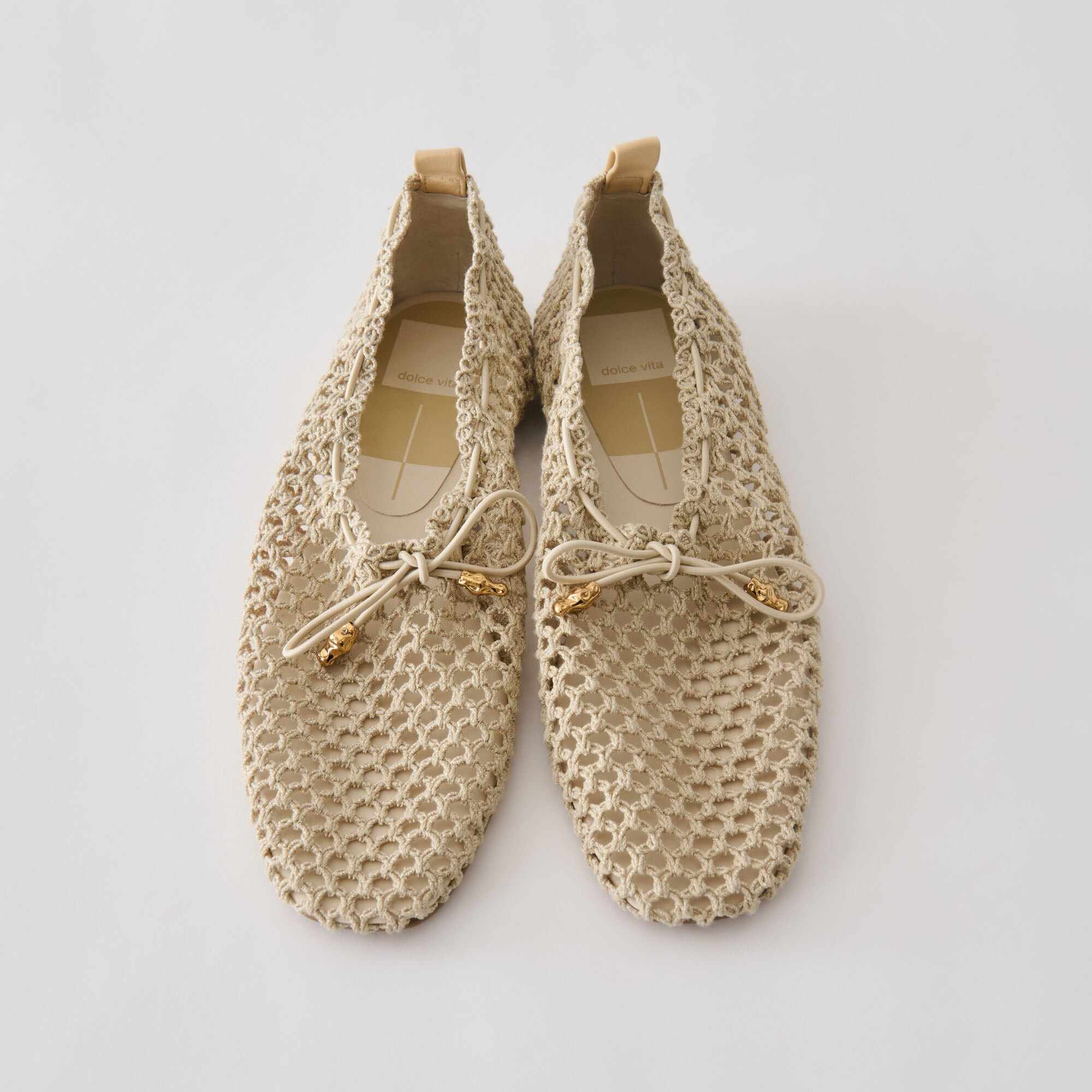 KAYLYN FLATS OATMEAL CROCHET