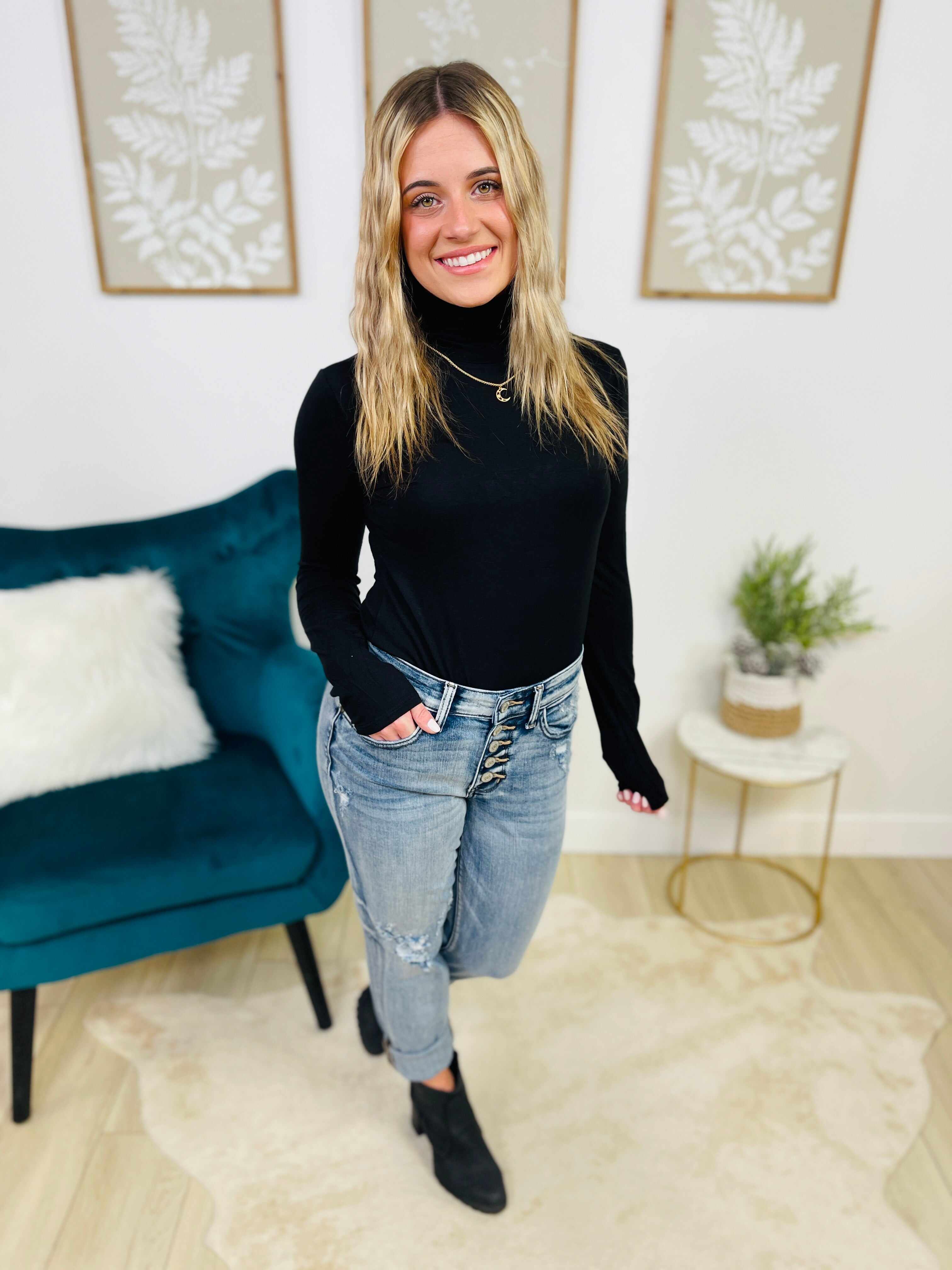 PLUS/REG Long Lost Boyfriend Long Inseam Jeans