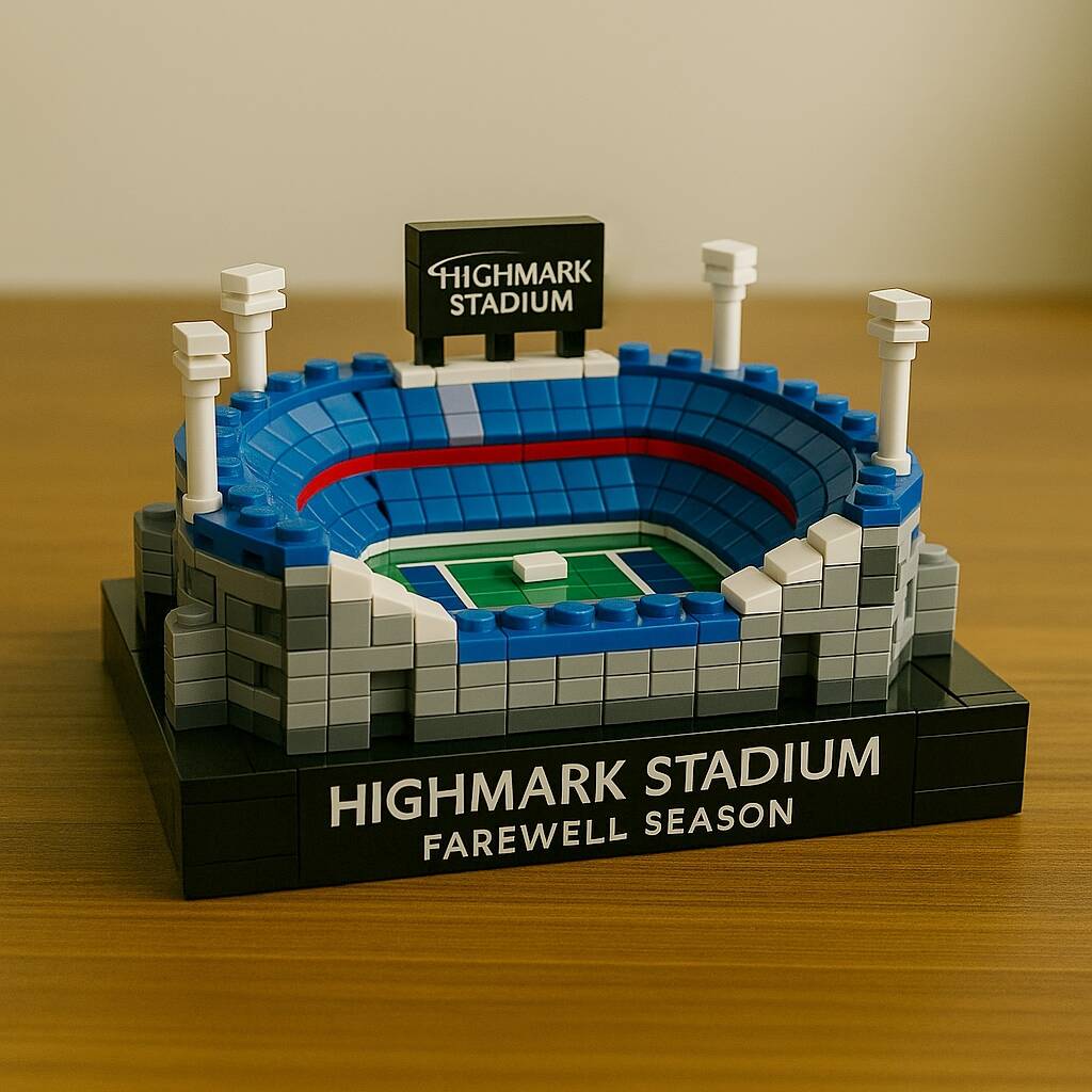 Highmark Stadium Farewell Season Commemorative Building Block