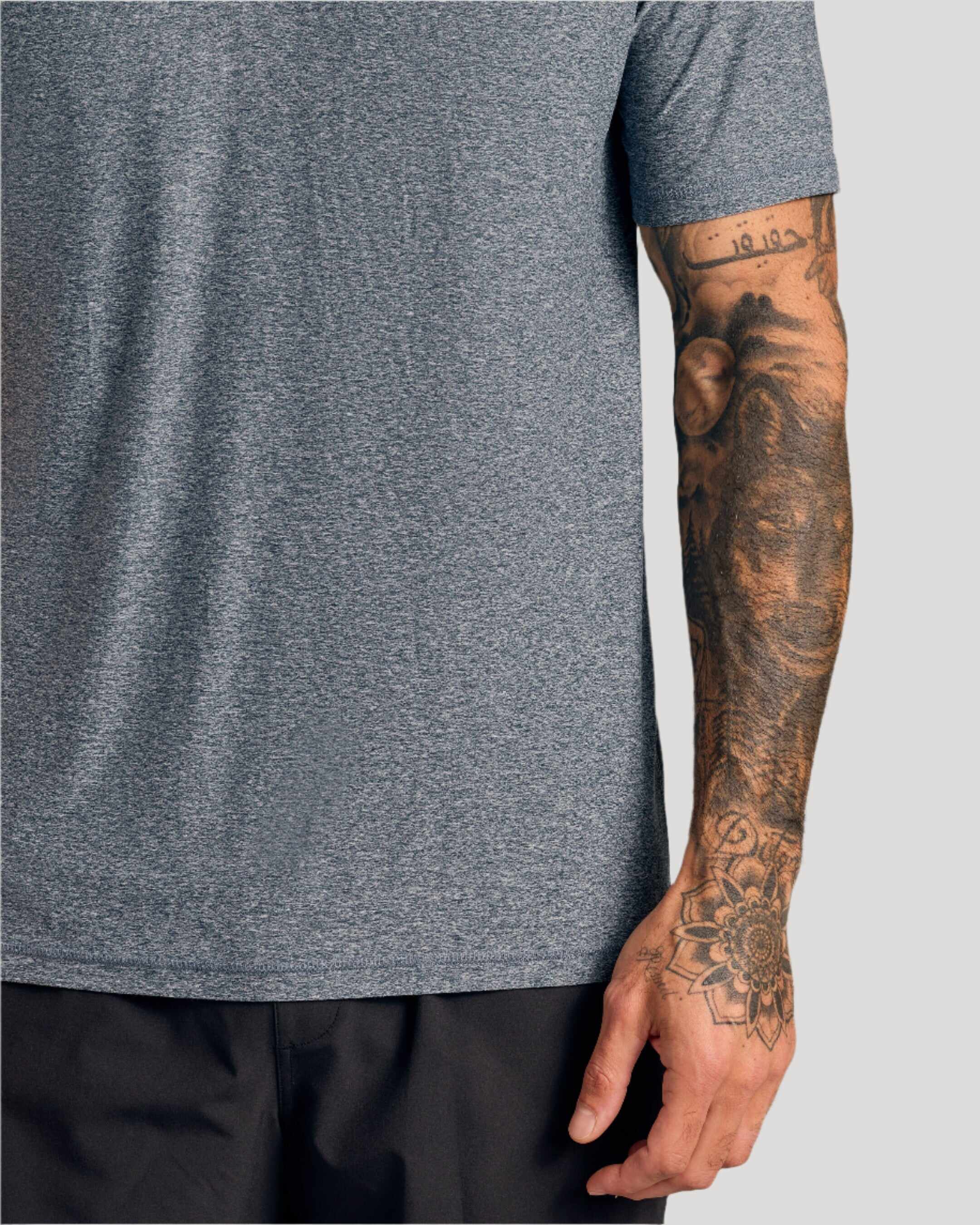 Heather Navy Active Polo 2.0