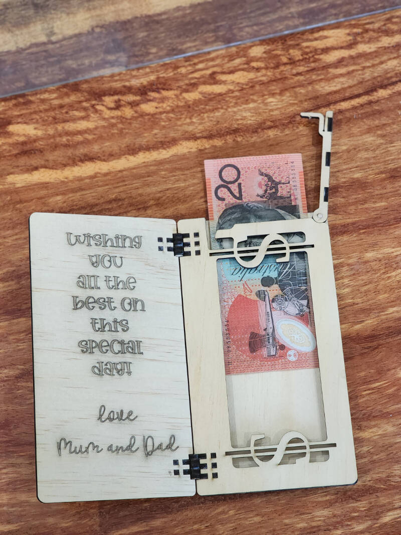 Birthday Money Cash Cards