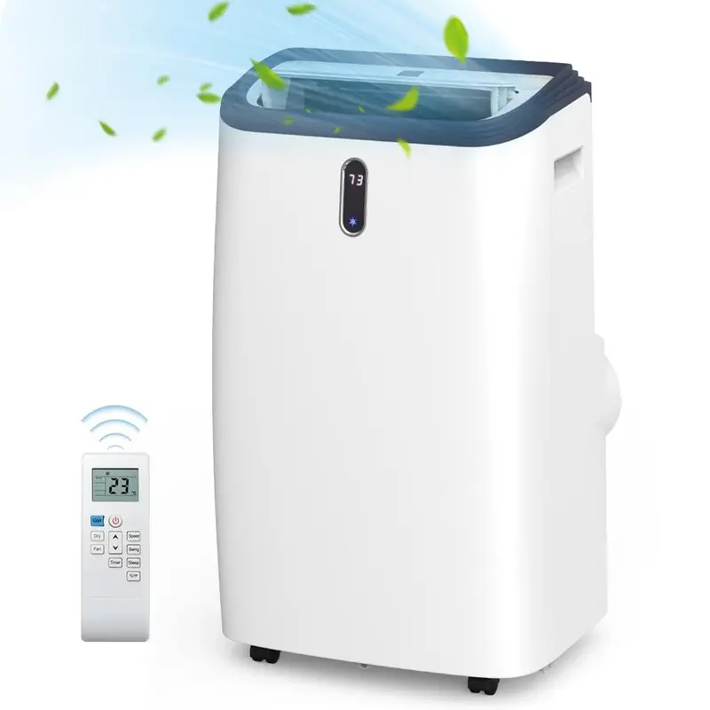 8000/10000 BTU Portable Air Conditioner, 4 Modes Cooling AC Unit with Remote & Timer