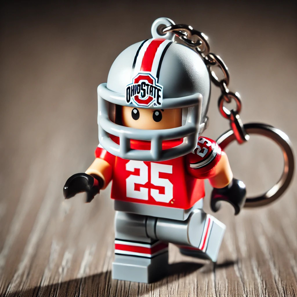 College Football Keychain