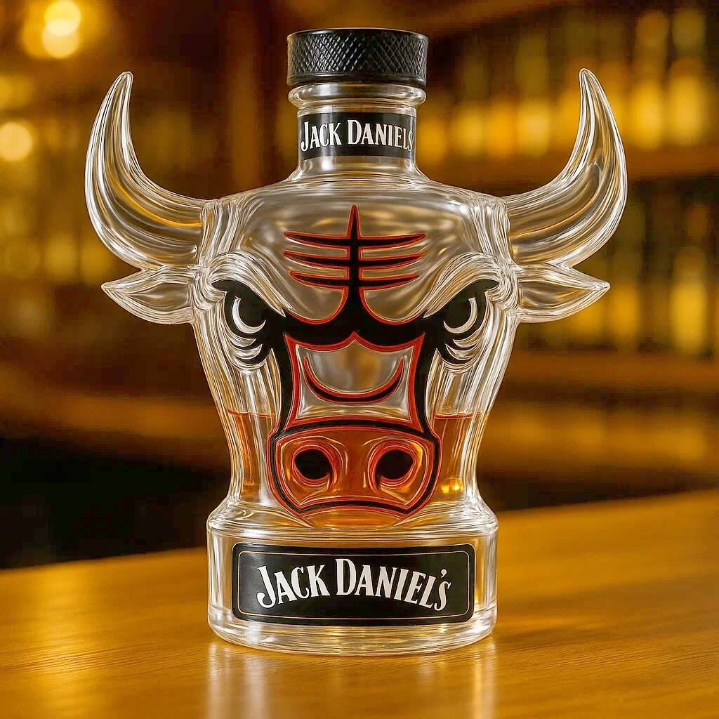 Chicago Bulls Whisky Bottle