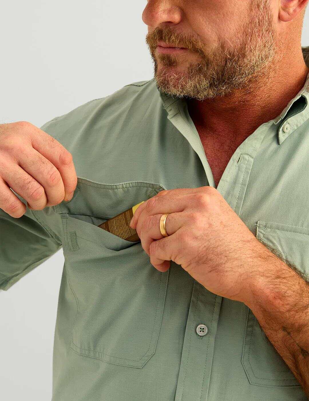 Next Level Short Sleeve Button-Down