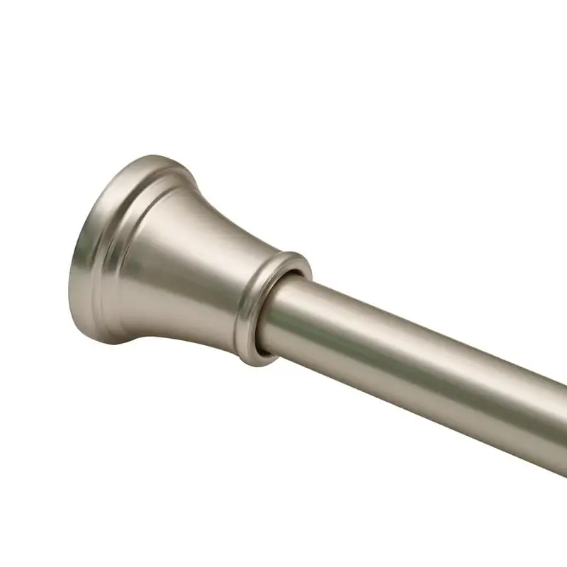 Utopia Alley Adjustable 72-Inch Shower Curtain Tension Rod - Rust-Proof Aluminum with Rubber End Cap, No Drill Installation