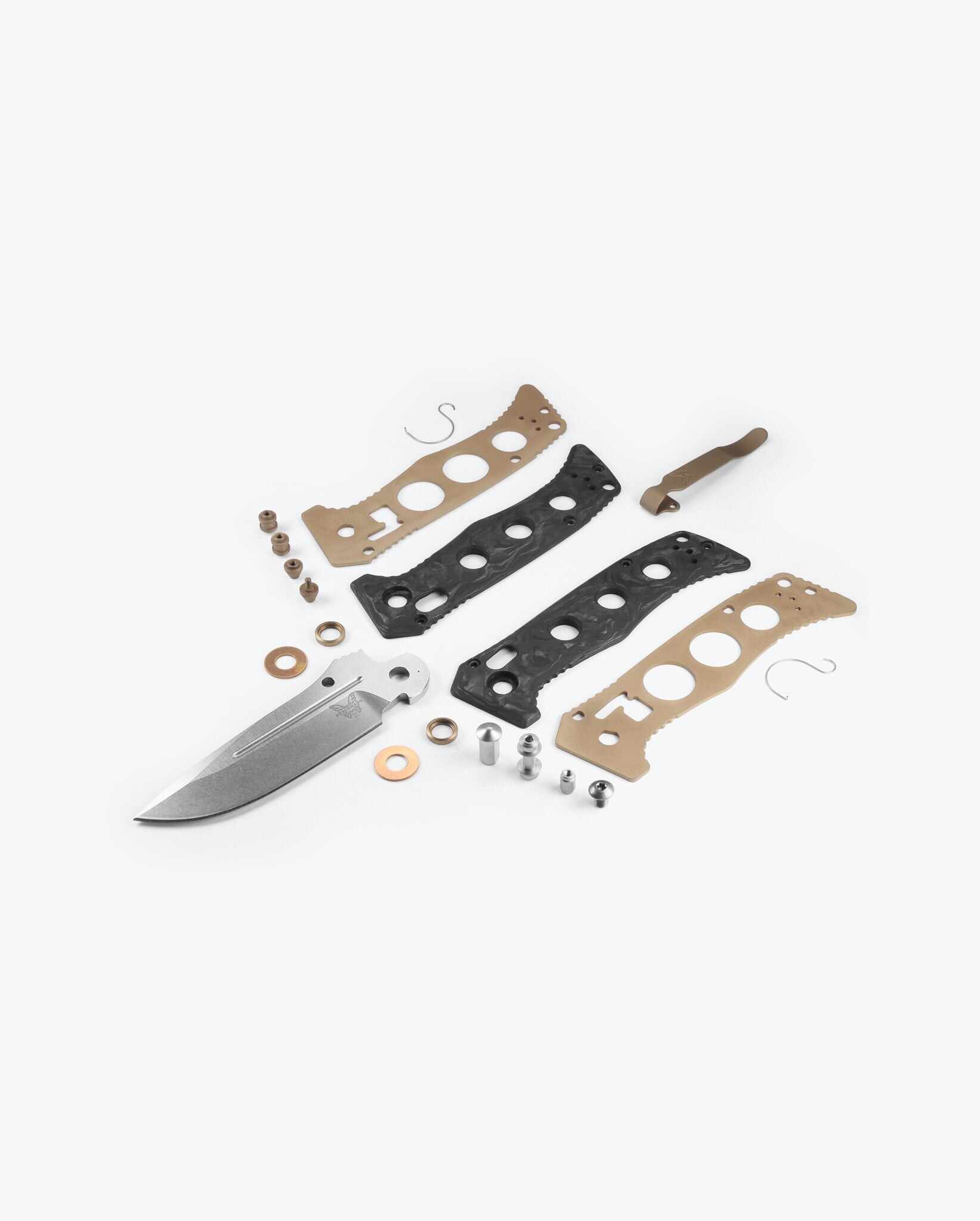 Mini Adamas® | Marbled Carbon Fiber | Drop-point