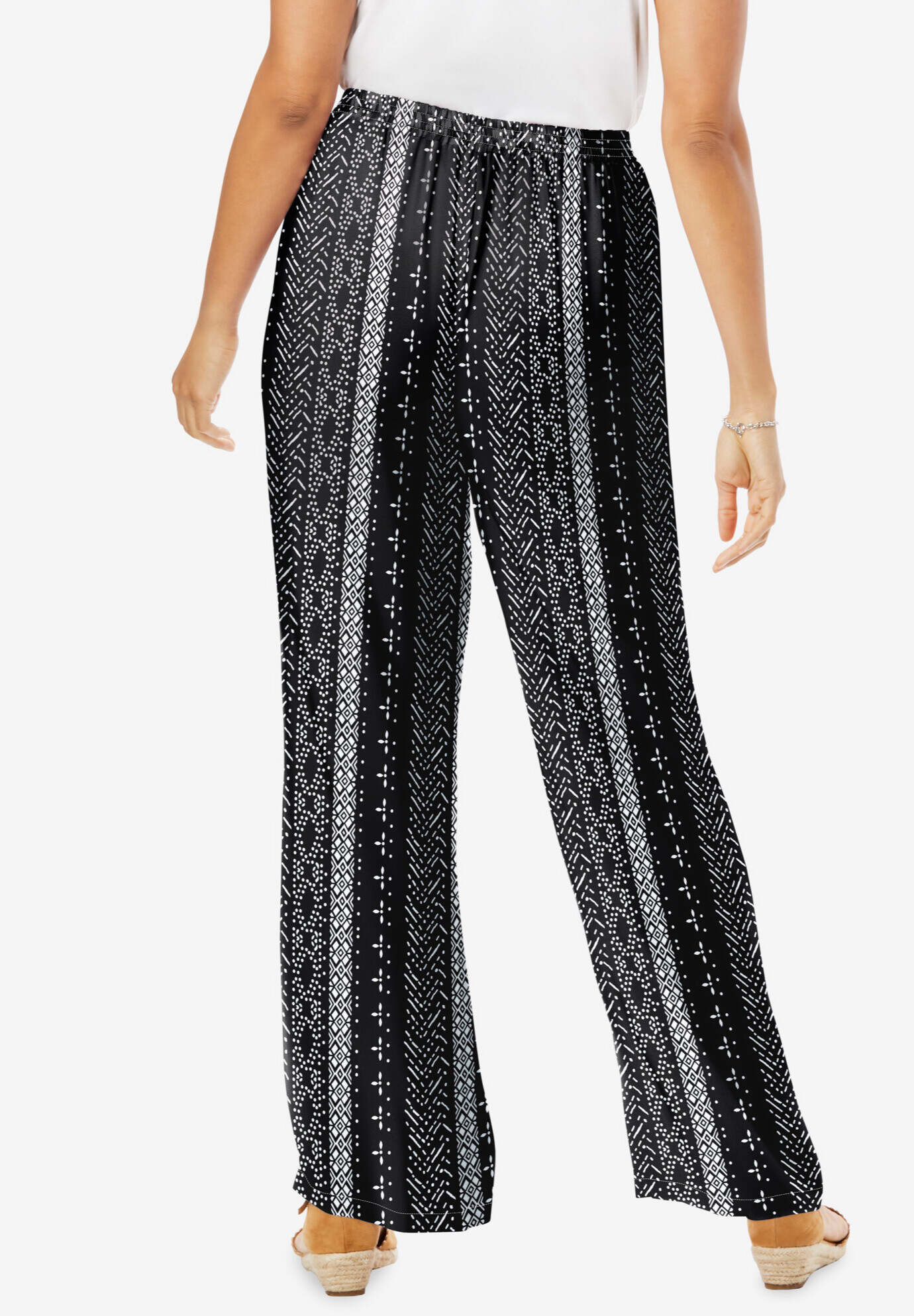 Pull-On Elastic Waist Soft Pants