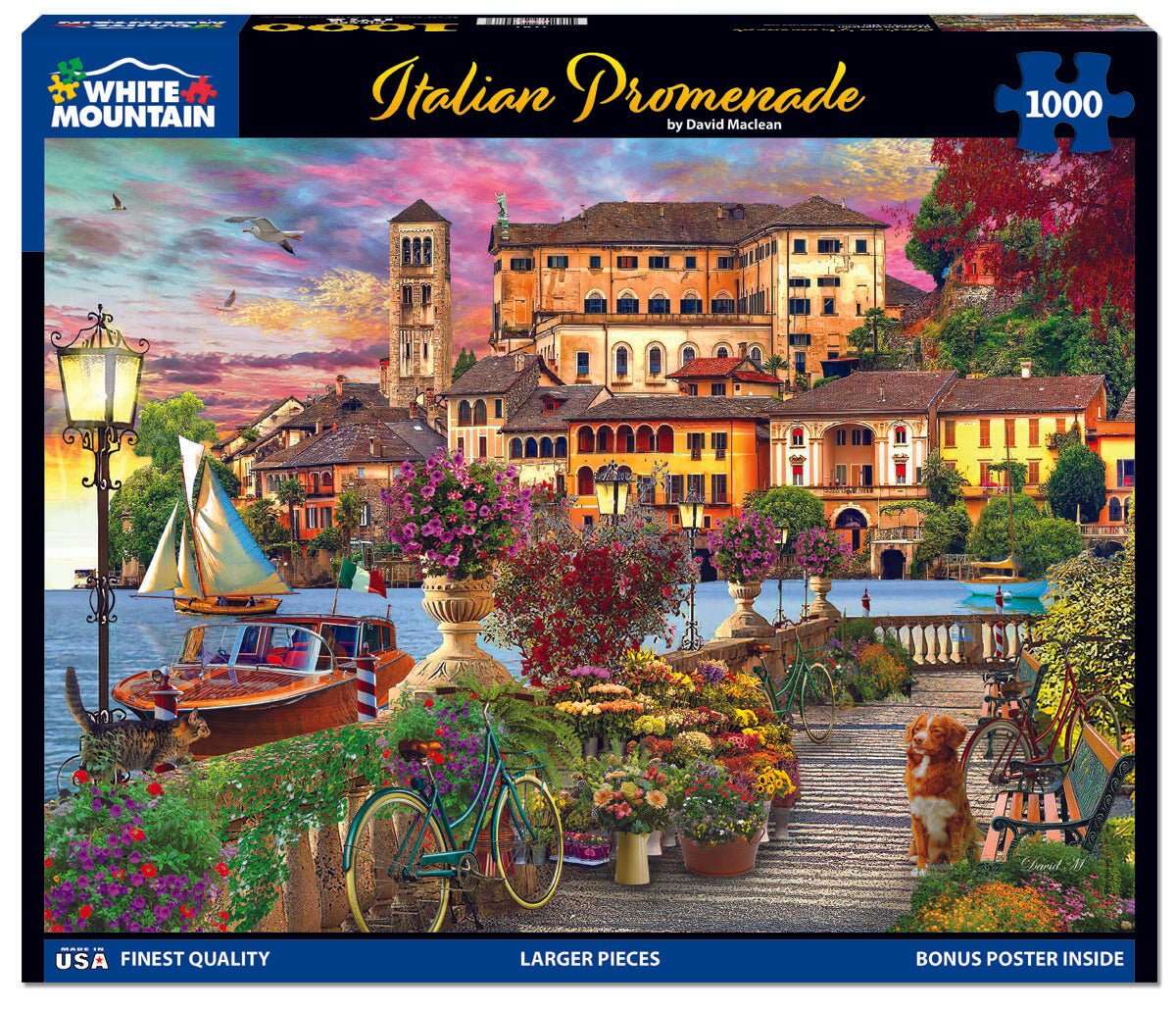 Italian Promenade (1781pz) - 1000 Piece Jigsaw Puzzle