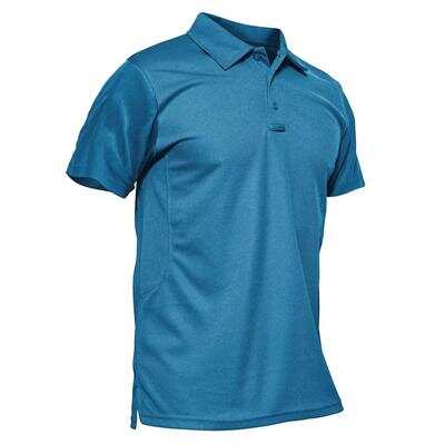 Men's Polo Shirt Quick Dry Performance Short Sleeve