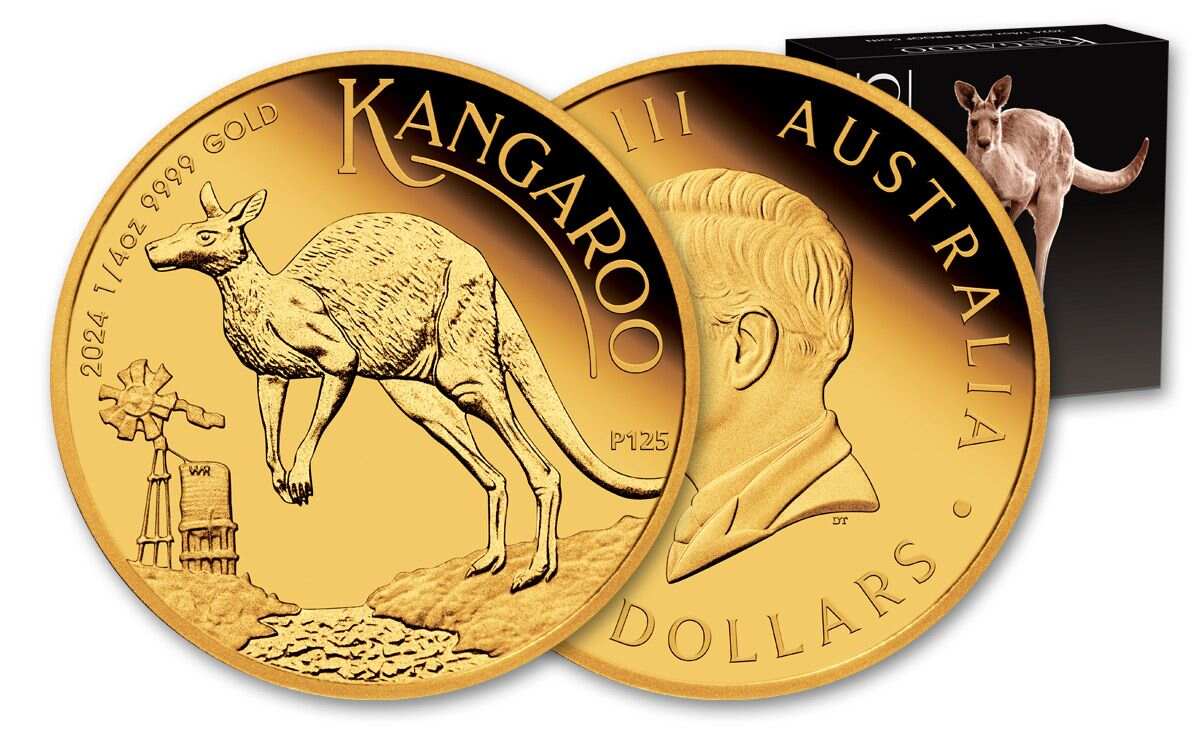 1 oz 2024 Australian Kangaroo Gold Coin | Perth Mint