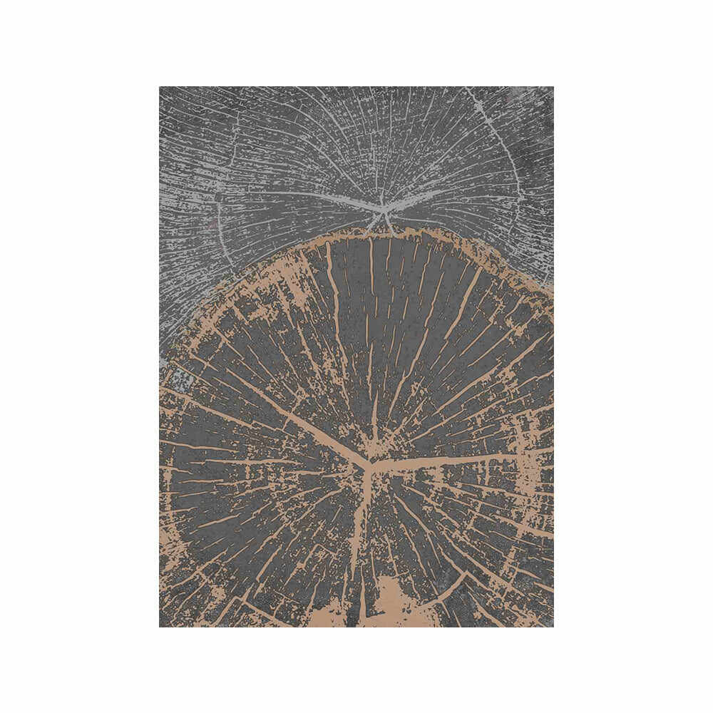 Beige Tree Ring Wall Art