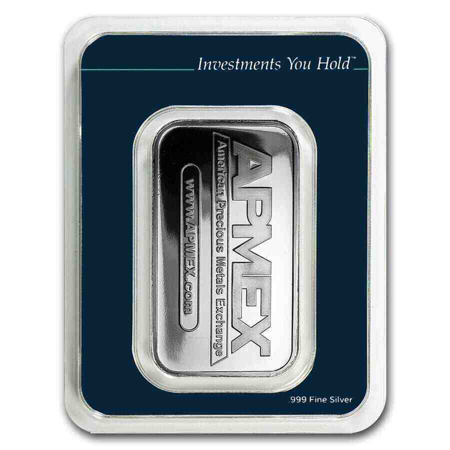 1 oz Silver Bar - APMEX (In TEP Package) - SKU #82241